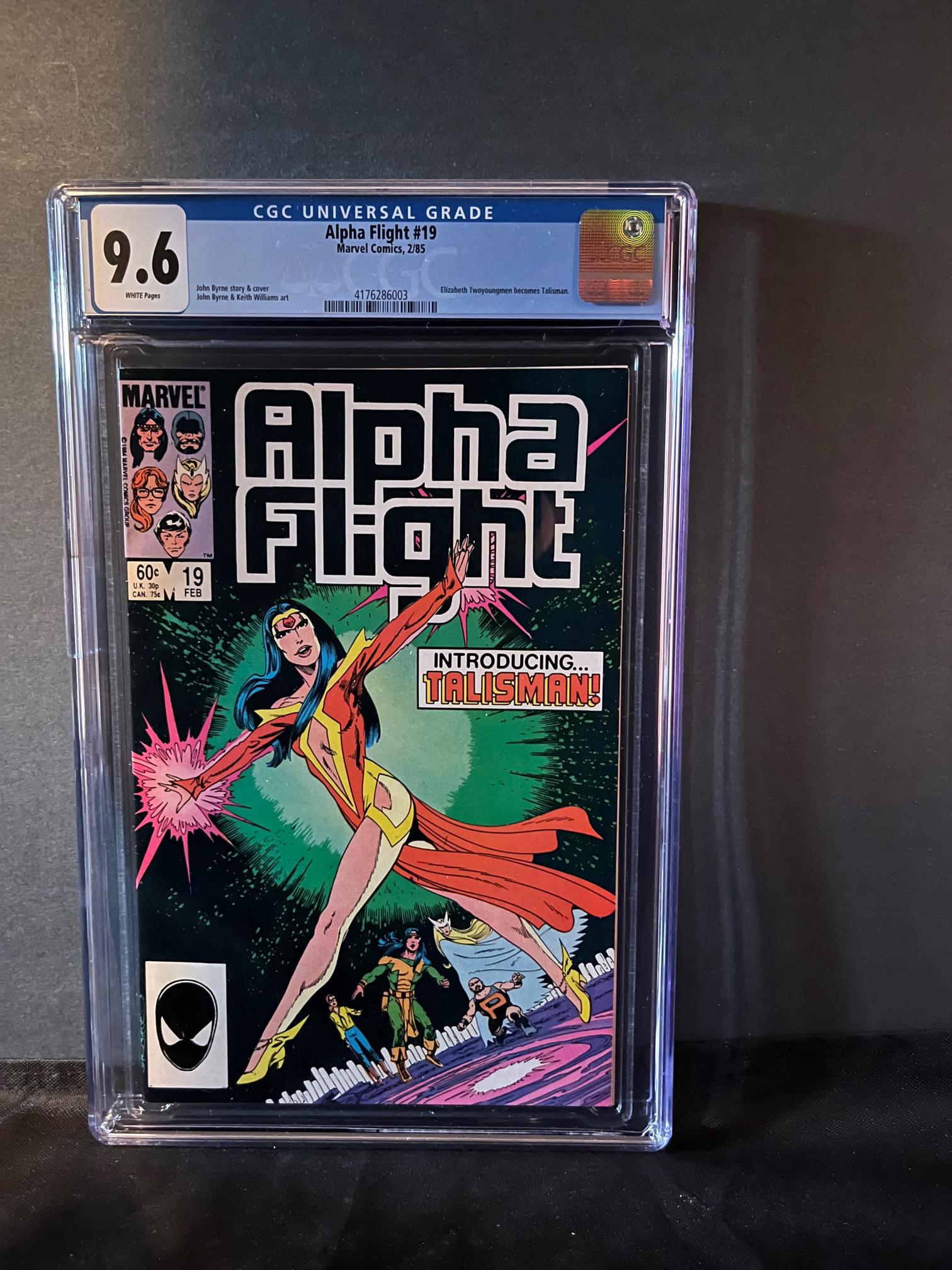 Alpha Flight 19 CGC 9.6 1st Talisman (1 of 1)