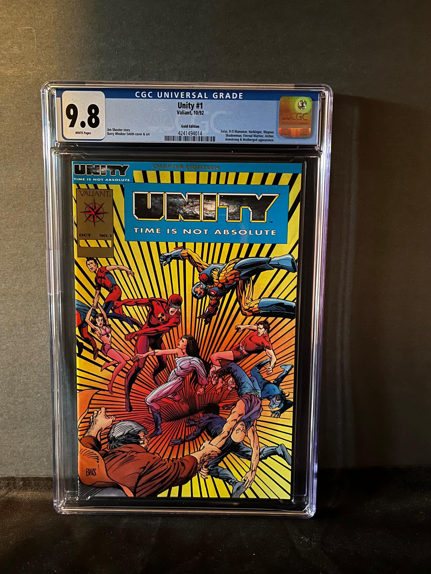 Unity 1 CGC 9.8 Gold Edition (1 of 1)