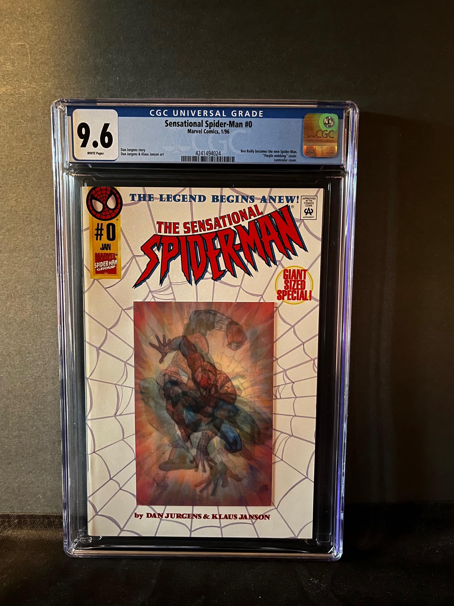Sensational Spider-man 0 CGC 9.6 1st Ben Reilly Spider-man (1 of 1)