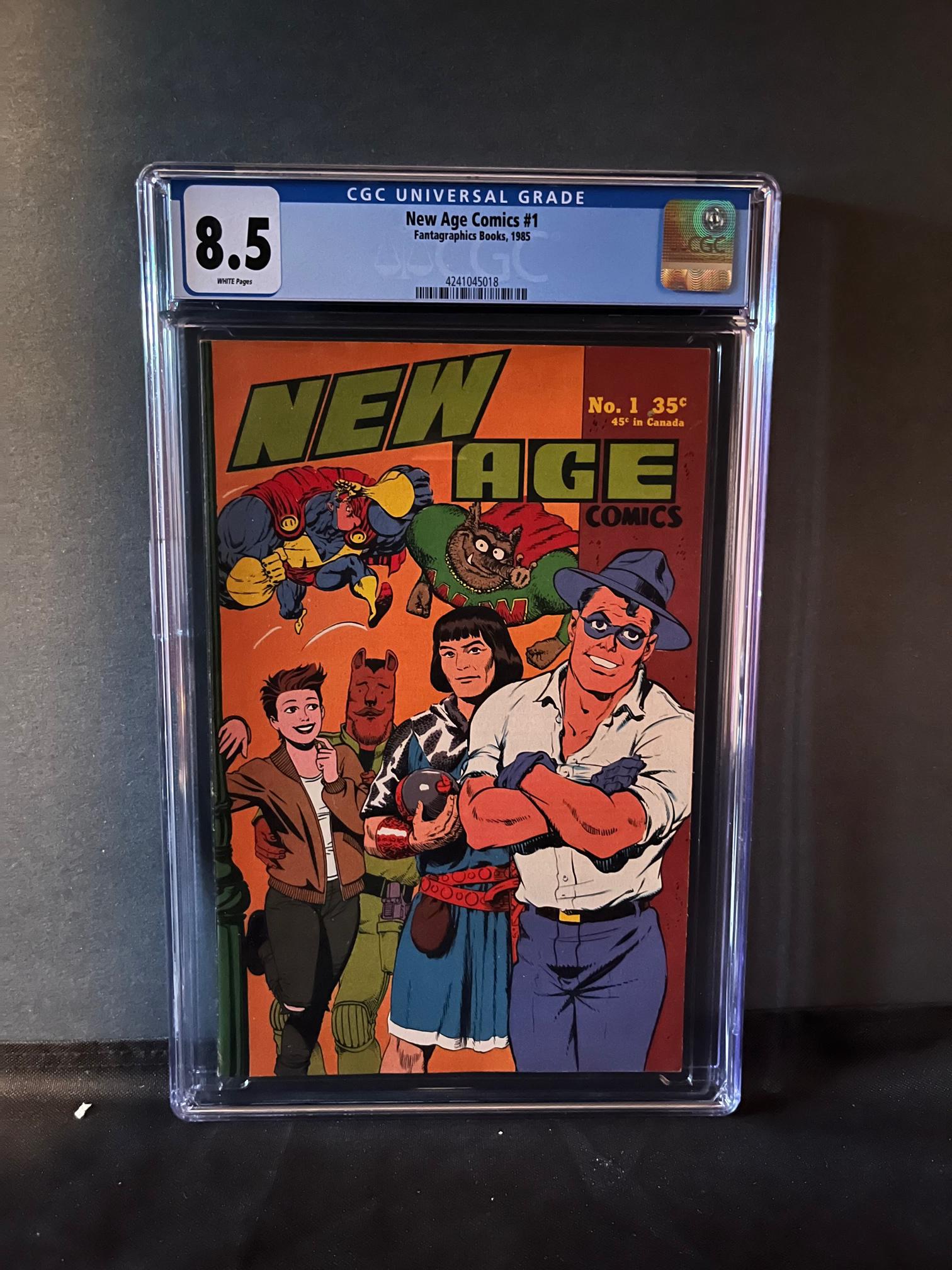 New Age Comics 1 CGC 8.5 1st Color TMNT (1 of 2)