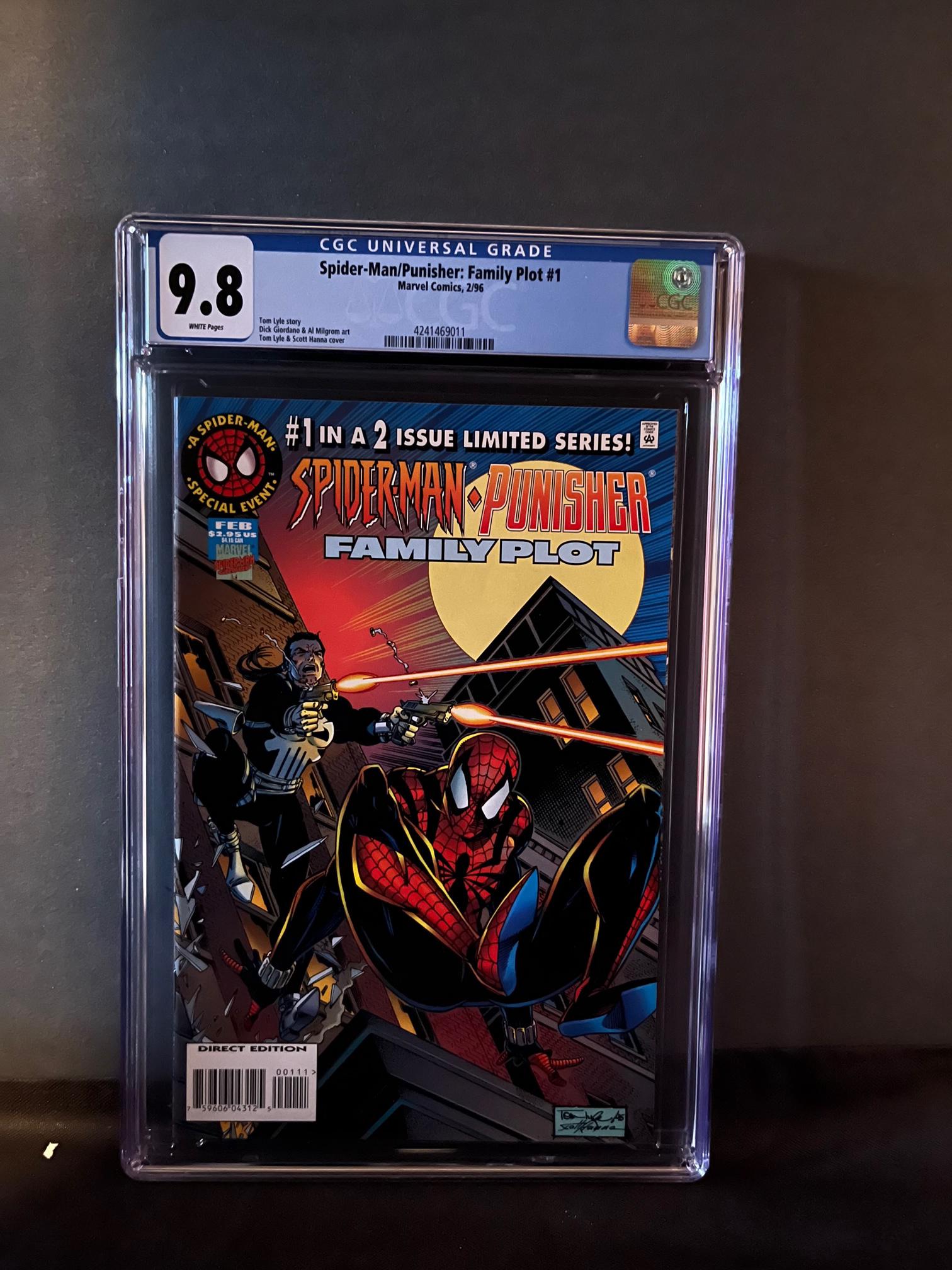 Spider-man Family Plot 1 CGC 9.8: We are a Veteran Owned and Operated Auction House. All Shipping and handling is done is house. We are now accepting consignments! Happy Bidding!