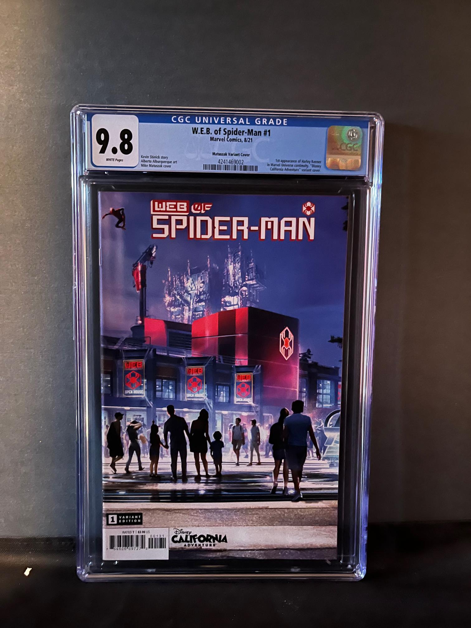 W.E.B. of Spider-man 1 CGC 9.8 Matuszak Variant (1 of 1)