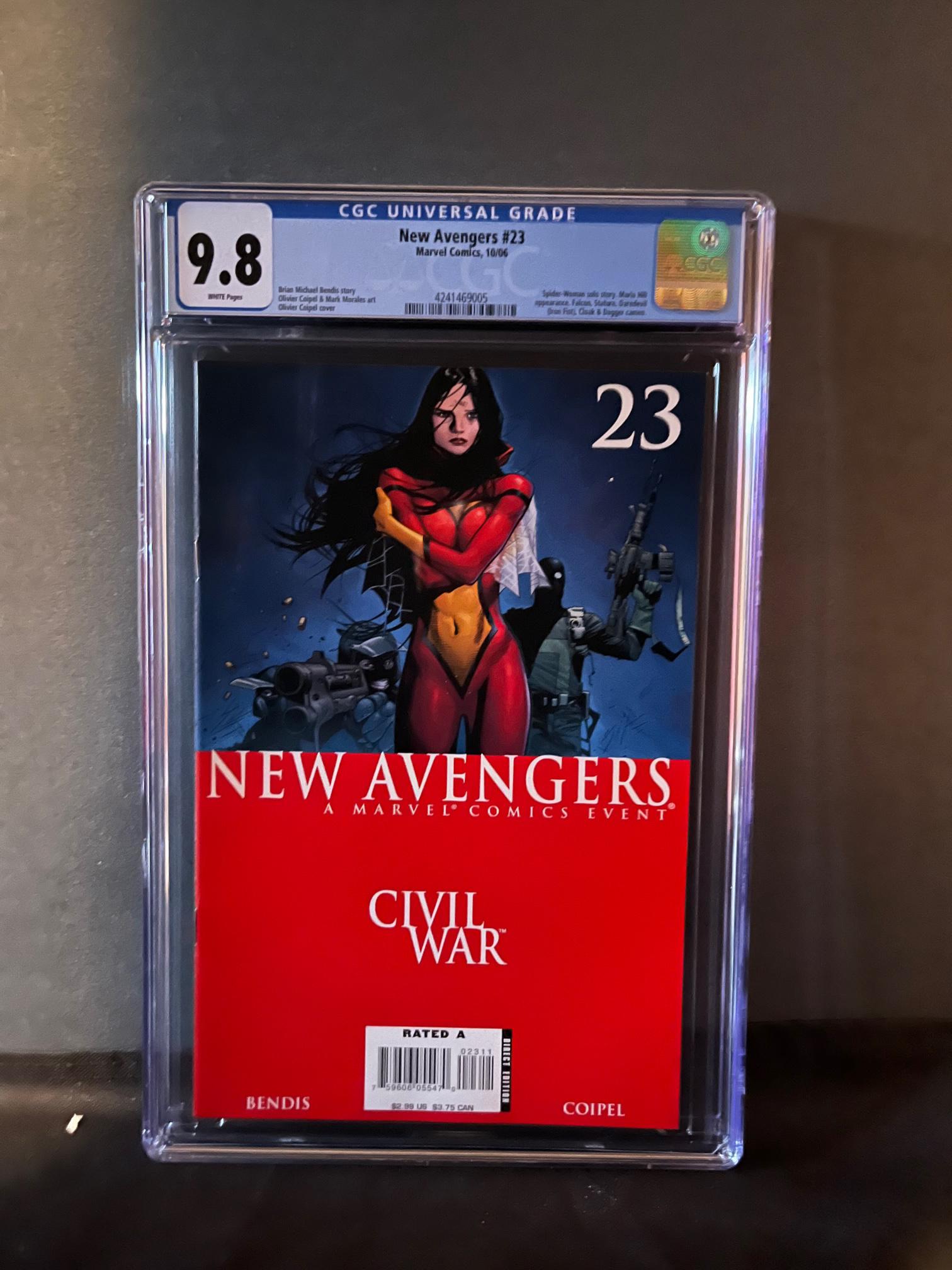 New Avengers 23 CGC 9.8 (1 of 1)