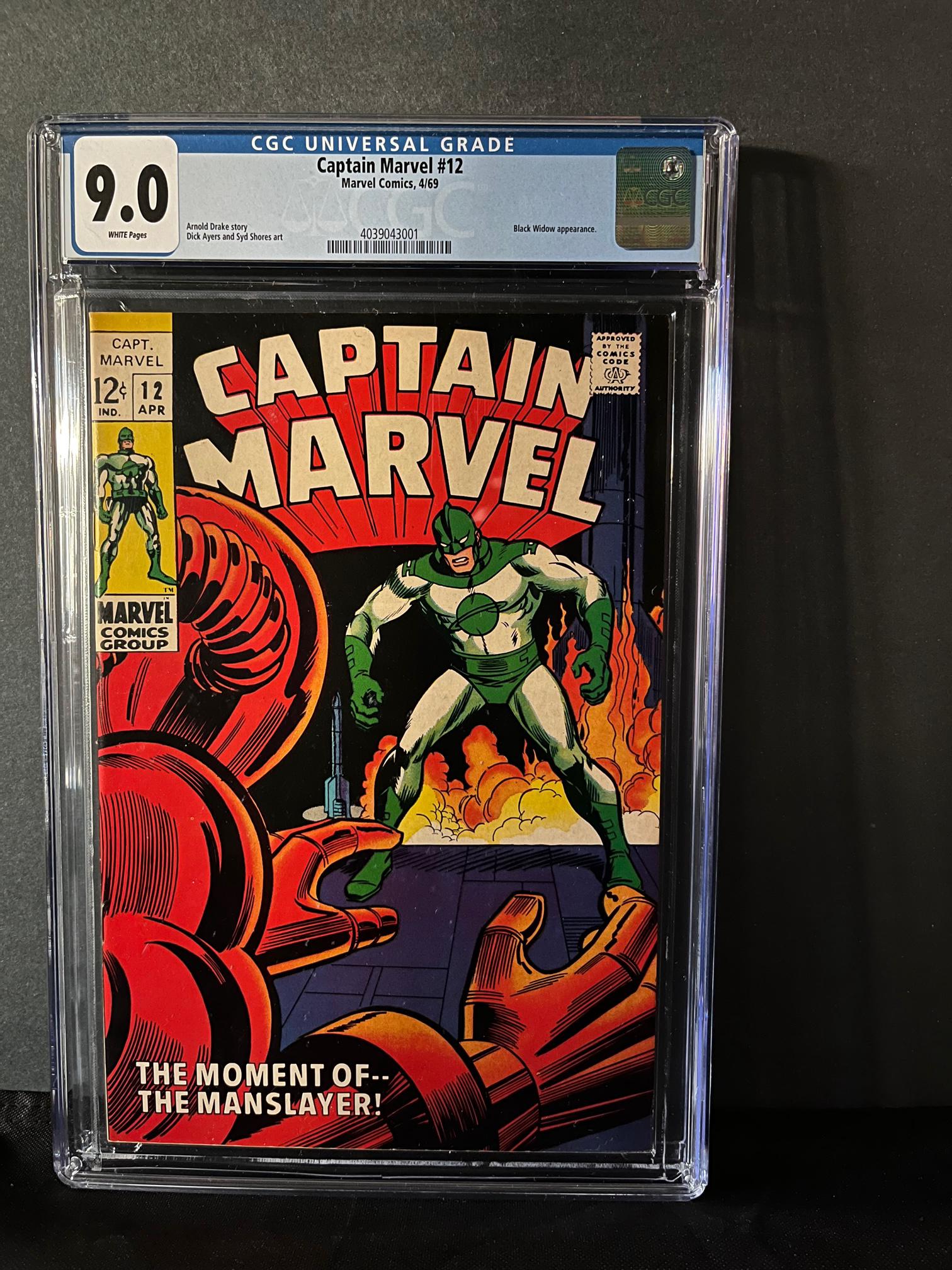 Captain Marvel 12 CGC 9.0 (1 of 1)