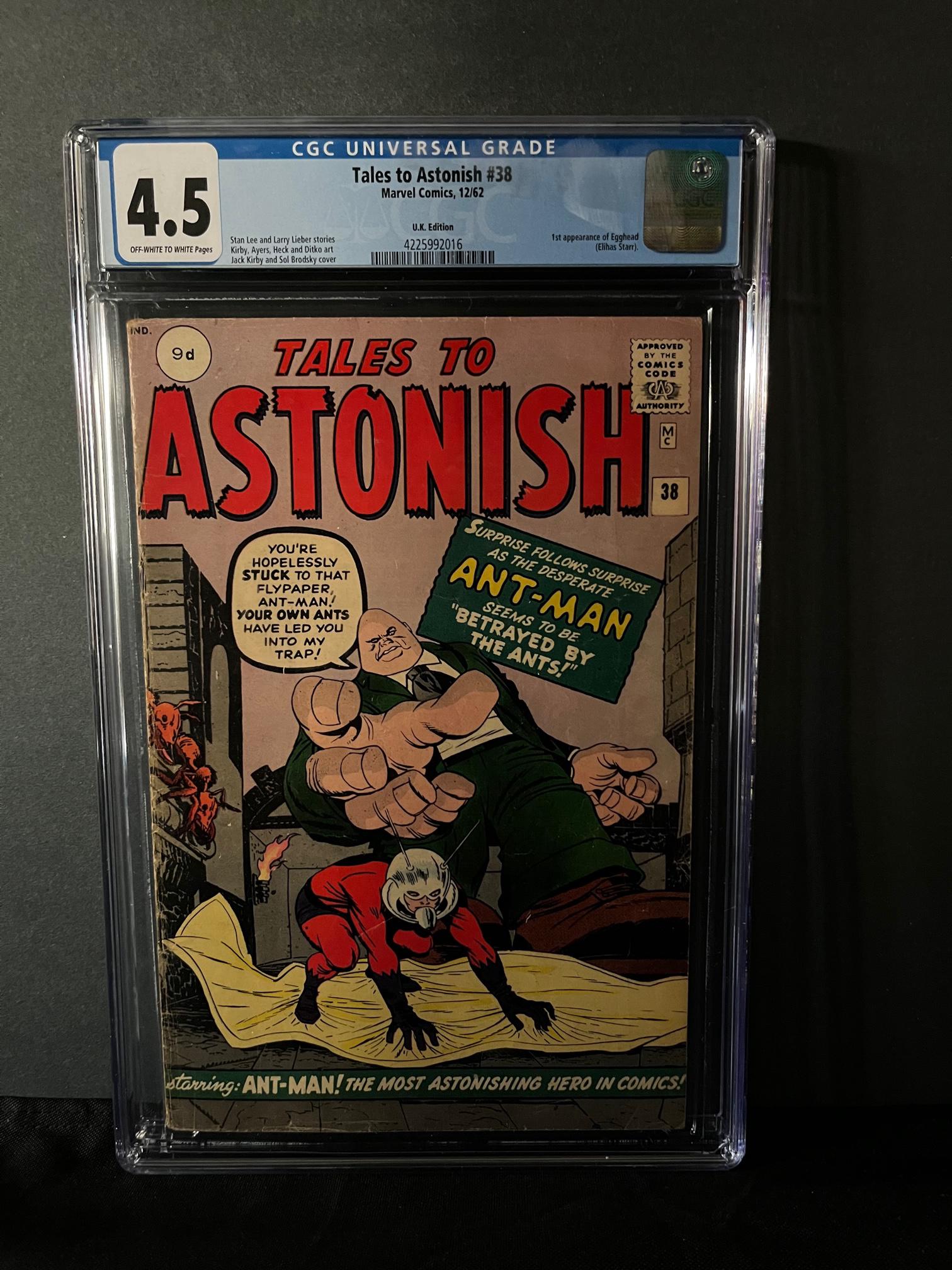 Tales to Astonish 38 CGC 4.5 Pence Variant Rare! (1 of 1)