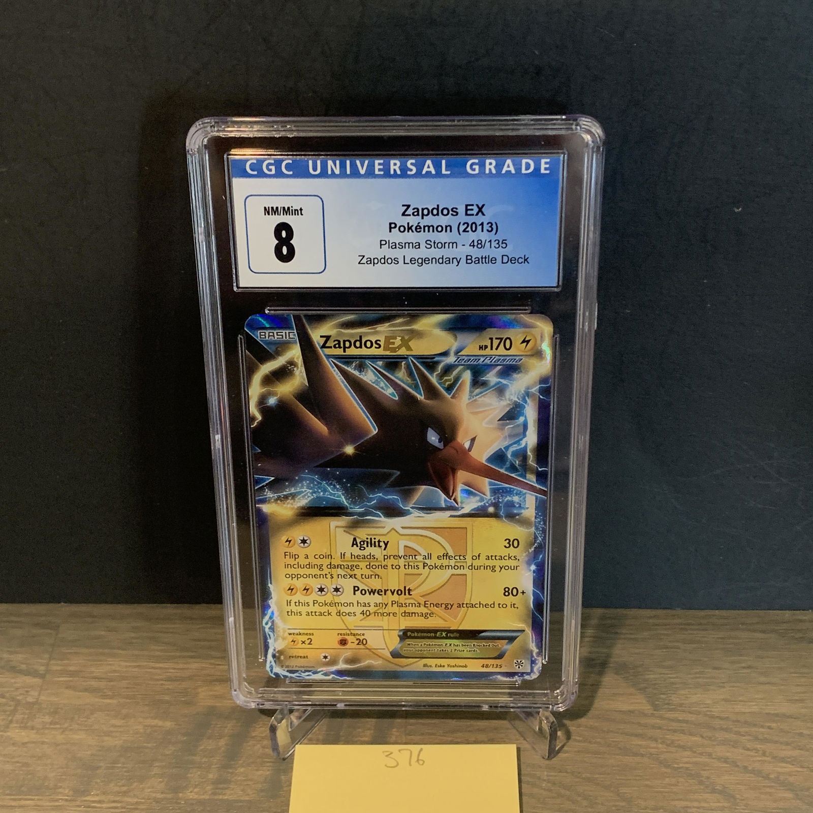 Zapdos EX CGC 8 (1 of 1)