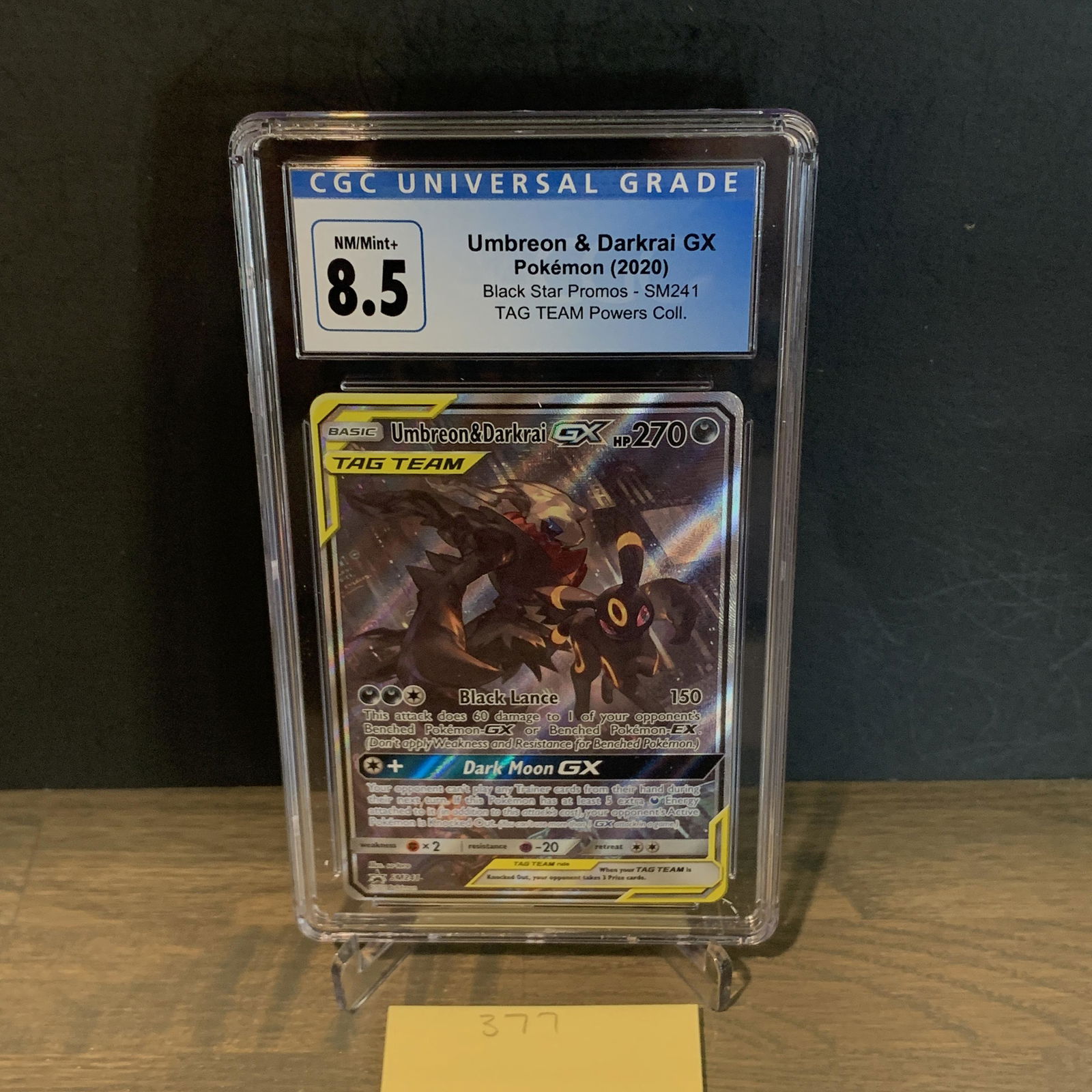 Umbreon & Darkrai GX CGC 8.5 (1 of 1)