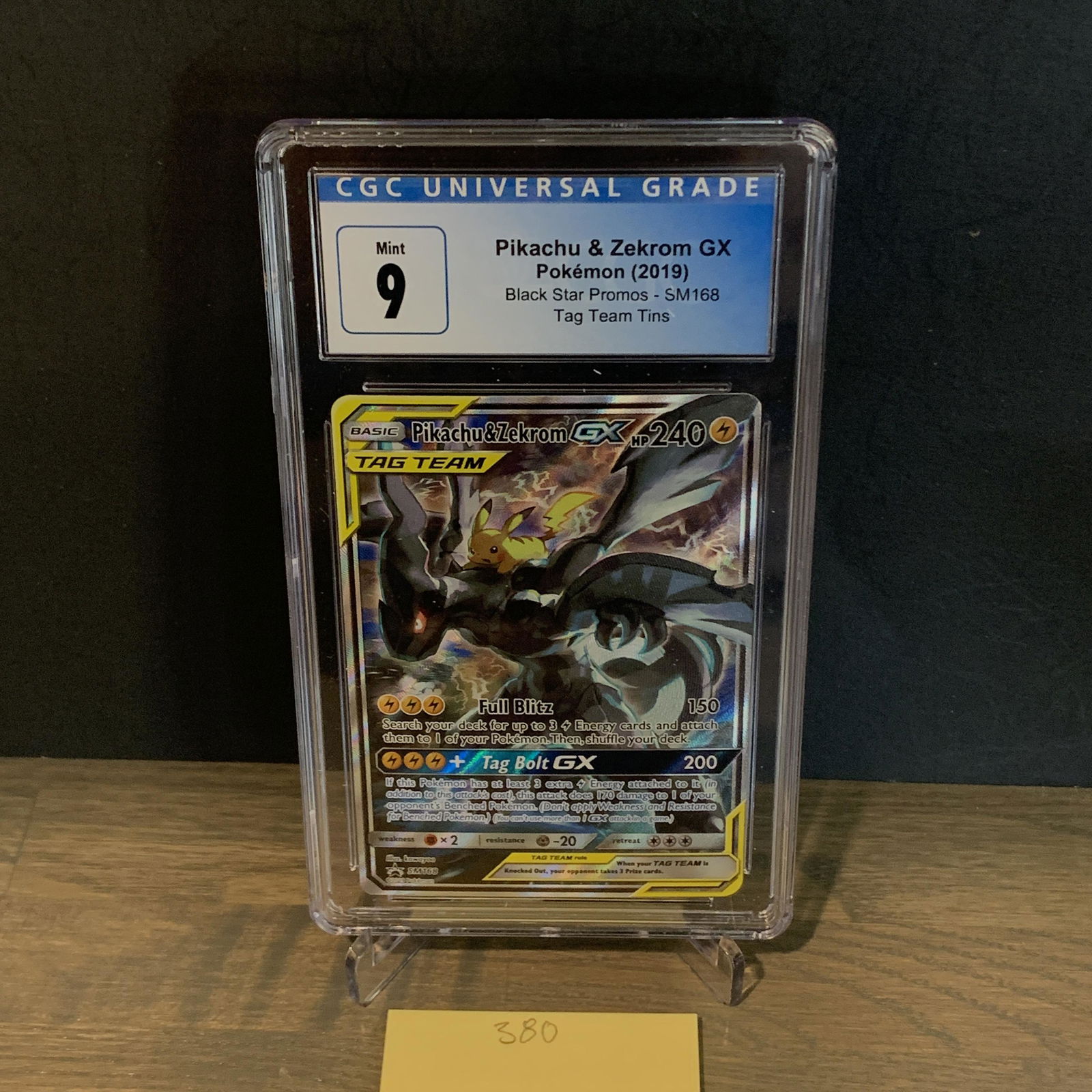 Pikachu & Zekrom GX CGC 9 (1 of 1)