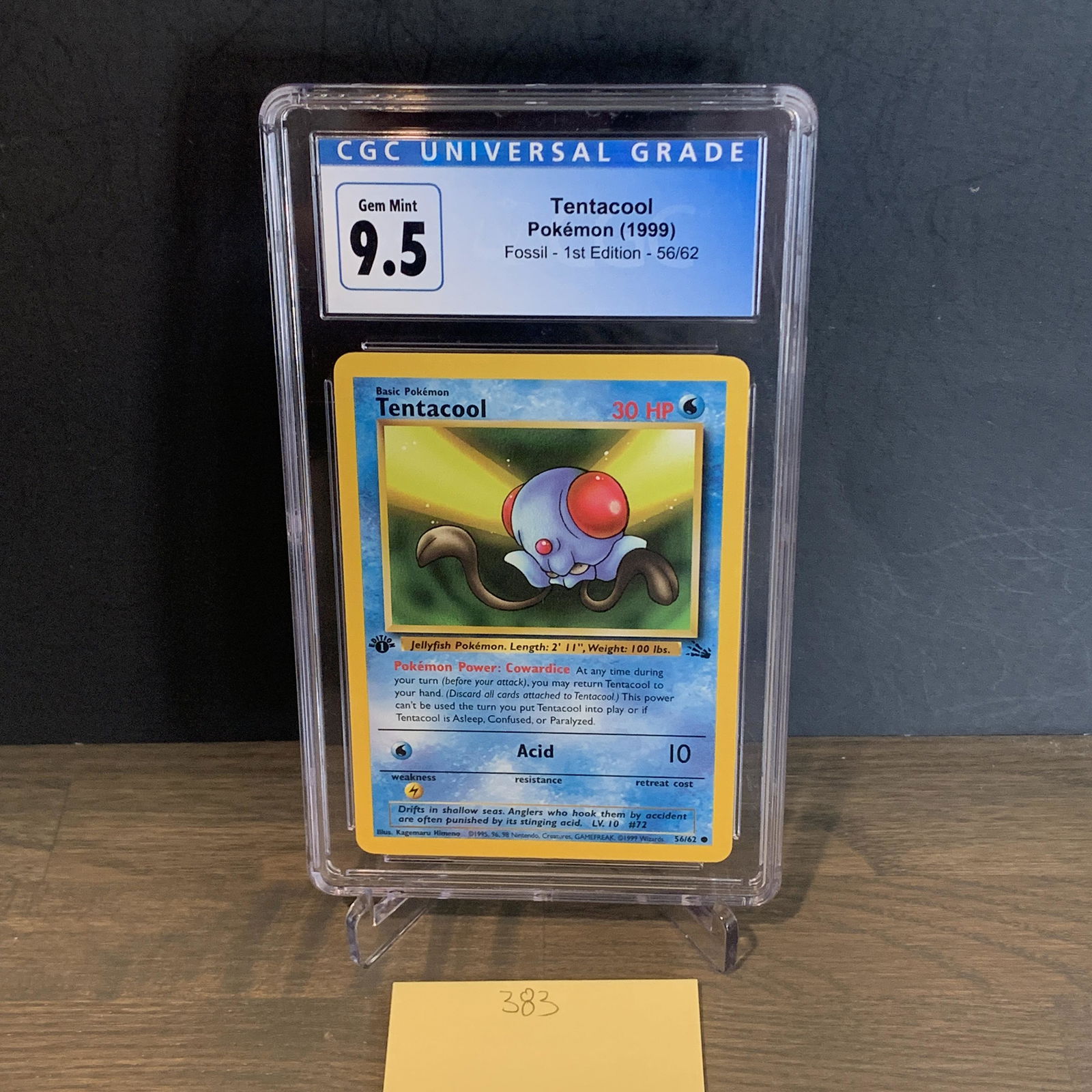 1ed Tentacool CGC 9.5 Gem Mint (1 of 1)