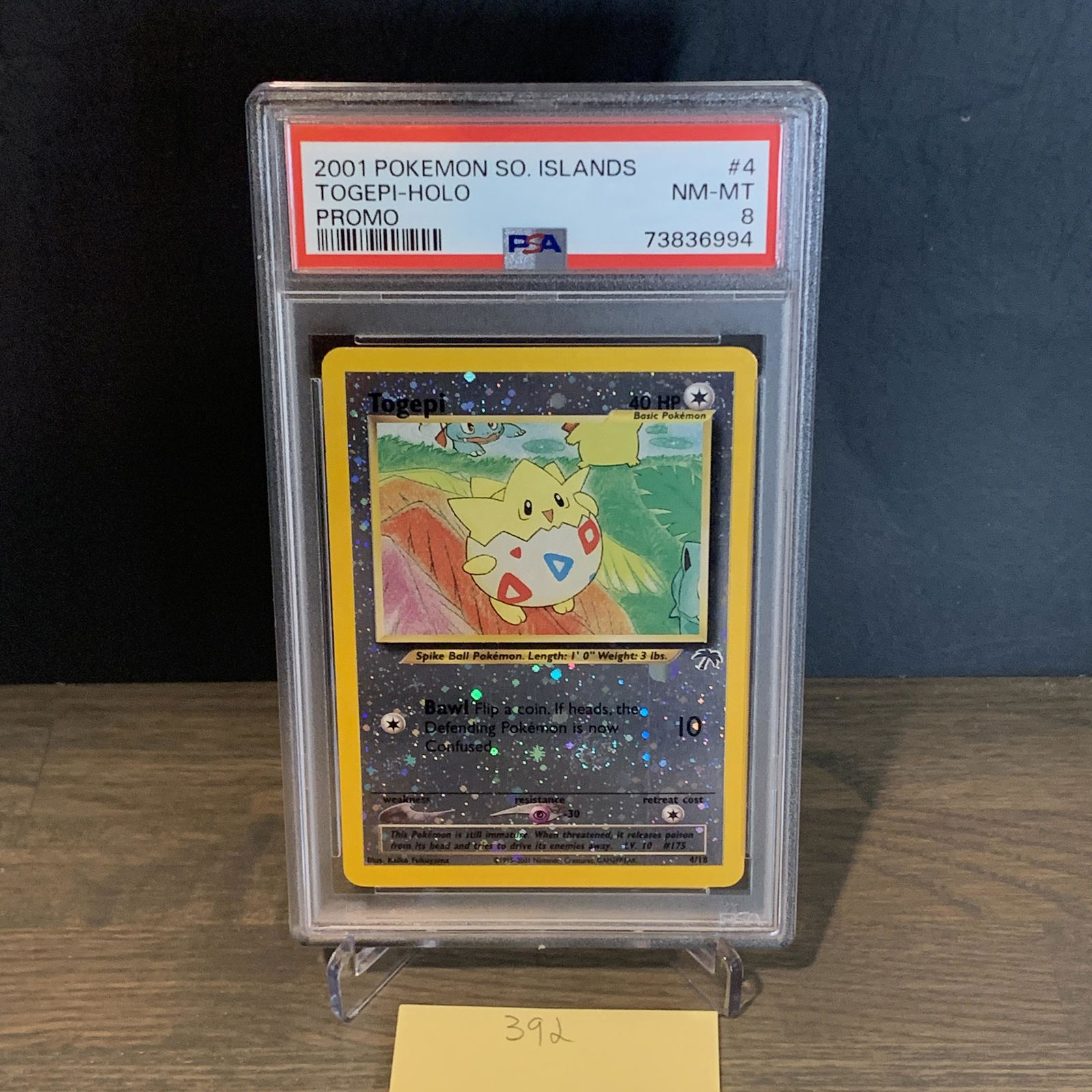 Togepi Southern Islands Holo PSA 8 (1 of 3)