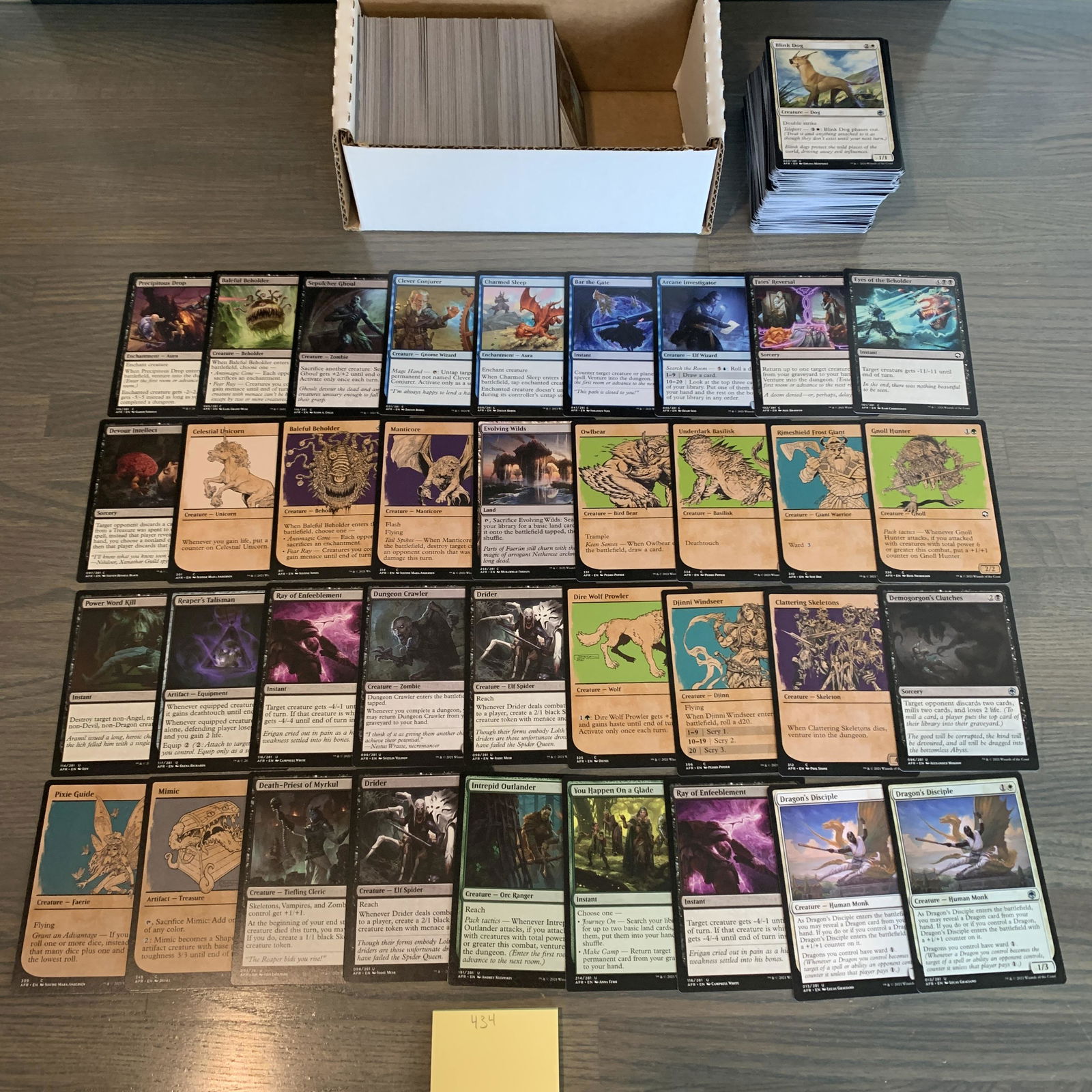 Box of Forgotten Realms Magic Cards (1 of 4)