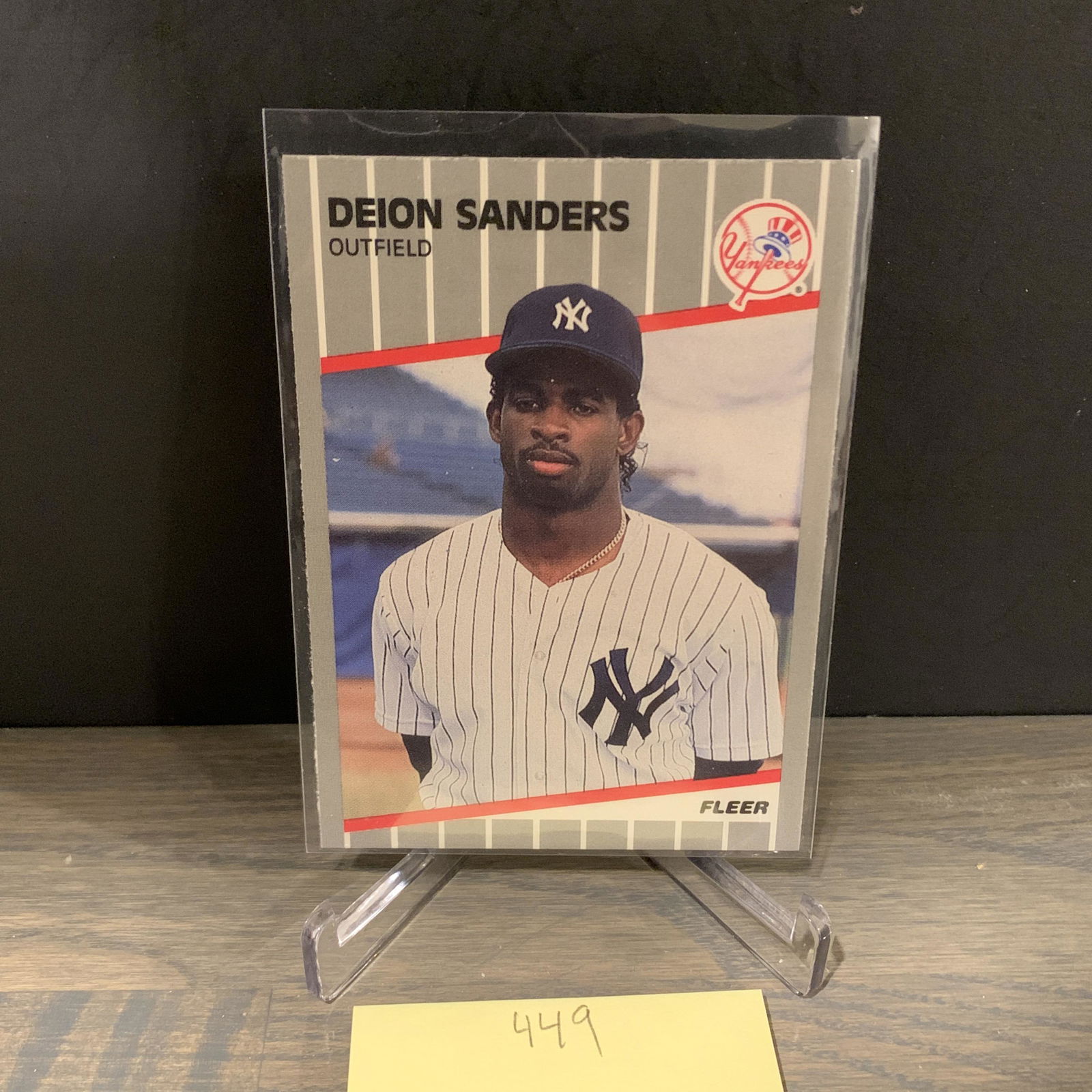 ROOKIE CARD 1989 FLEER UPDATE DEION SANDERS (1 of 2)