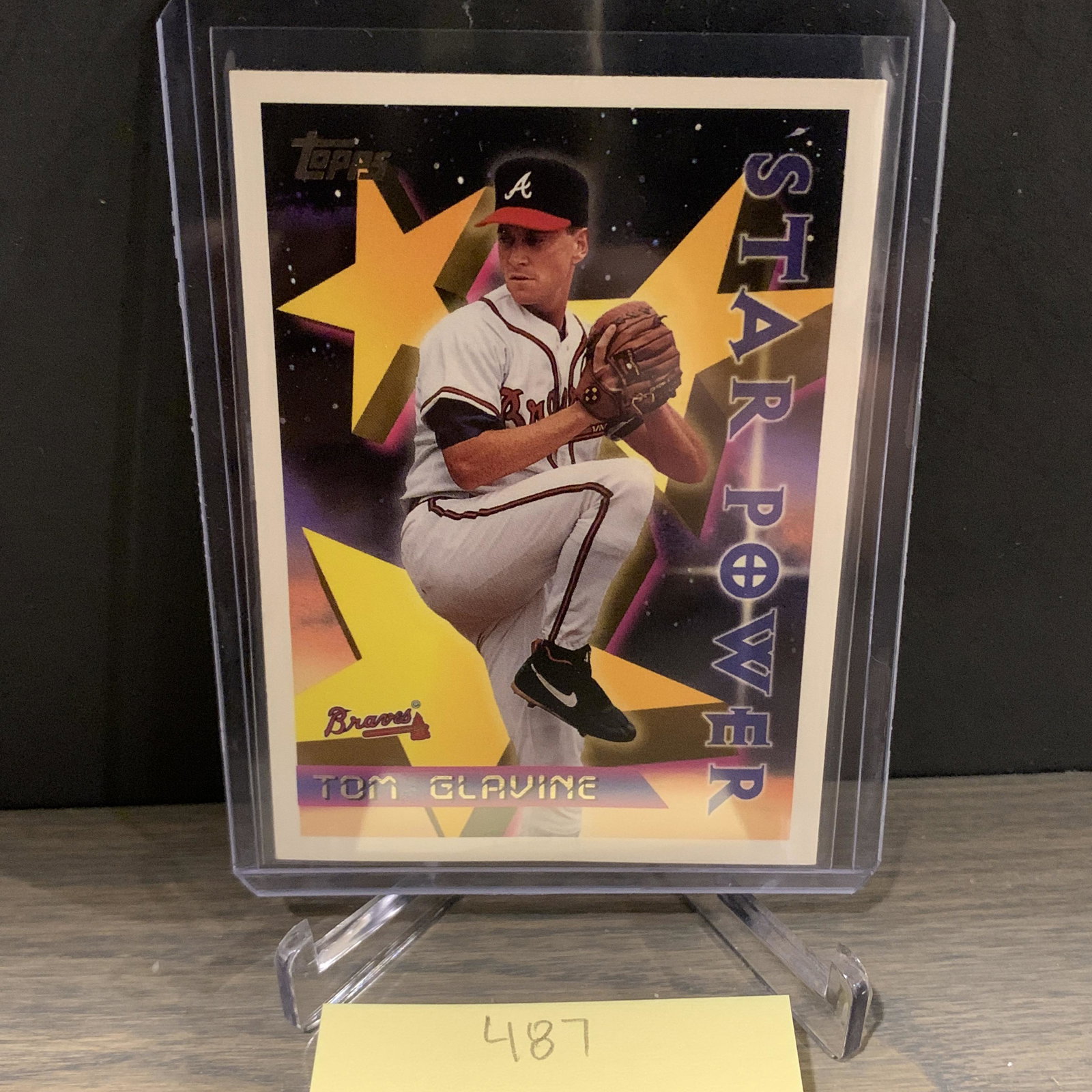 Tom Glavine Baseball card: Tom Glavine #8 Topps Star Power Baseball card. See photos for condition. Now accepting consignments. For more info email aeronhouse1994@gmail.com