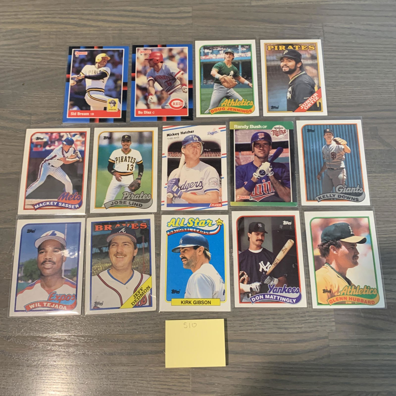 80s Baseball Cards Don Mattingly (1 of 2)