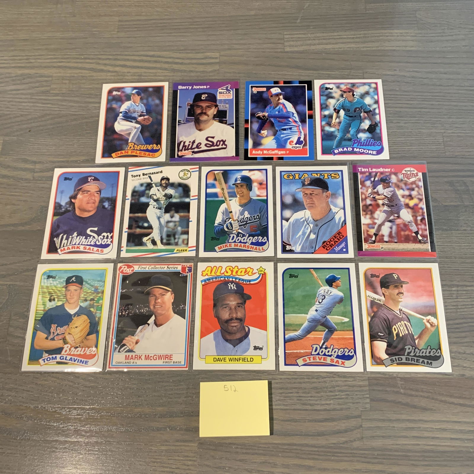 80s Baseball Cards Mark McGwire (1 of 2)