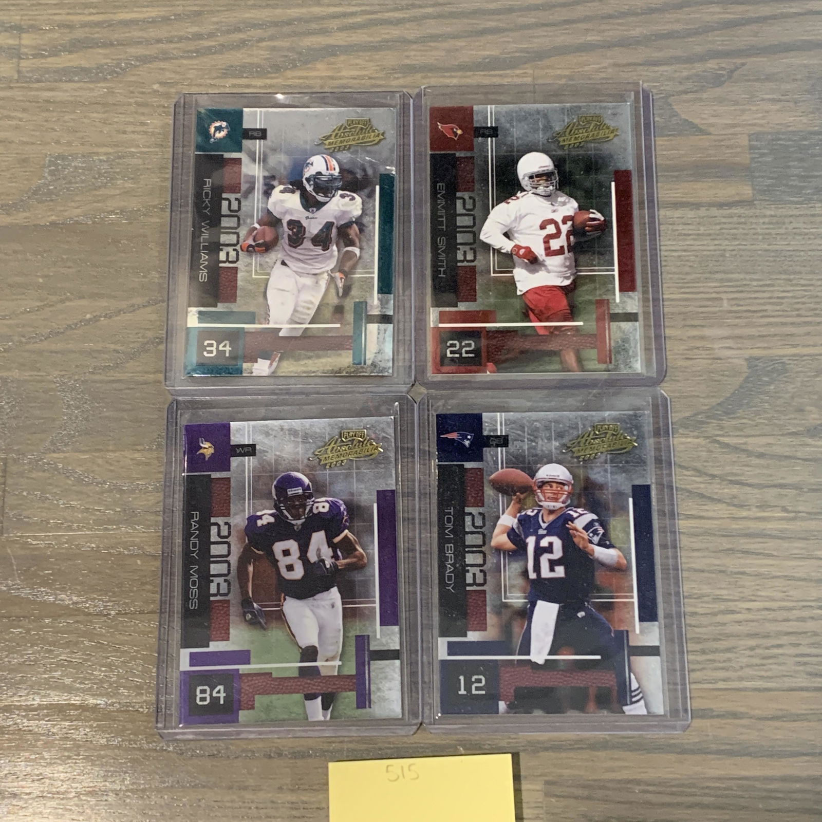 Athlete Memorabilia Football Cards Tom Brady (1 of 2)