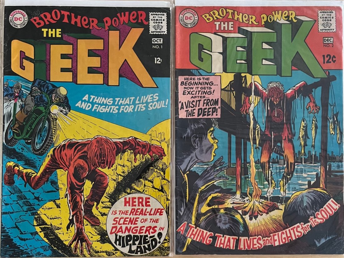 Brother Power the Geek 1 & 2 DC Silver Age (1 of 1)