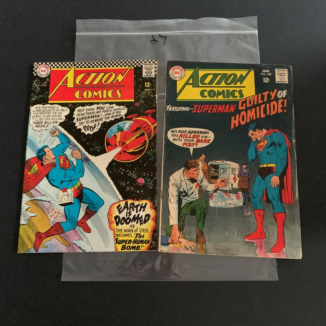 Action Comics 342 & 358 (1 of 1)