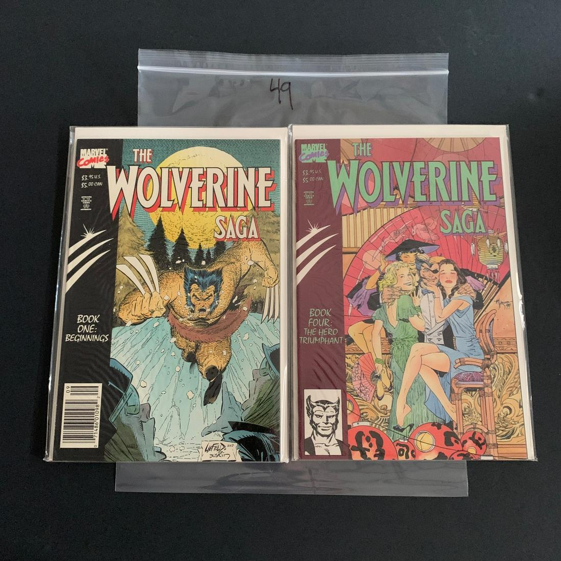 Wolverine Saga TPB W/ Newsstand Edition: We are a Veteran Owned and Operated Auction House. All Shipping and handling is done is house. We are now accepting consignments! Happy Bidding!