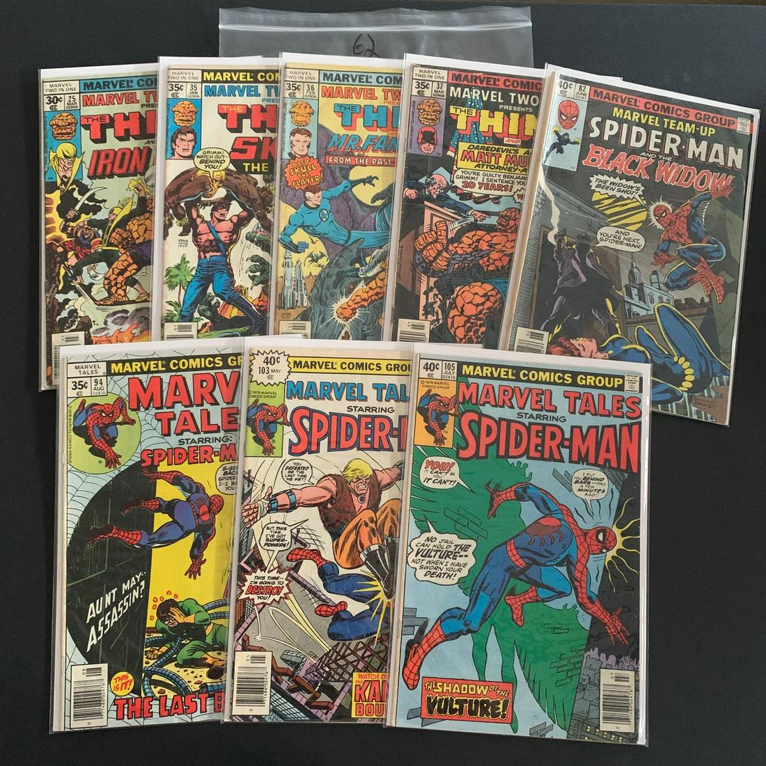 Marvel Tales & Team up Comic Lot: We are a Veteran Owned and Operated Auction House. All Shipping and handling is done is house. We are now accepting consignments! Happy Bidding!