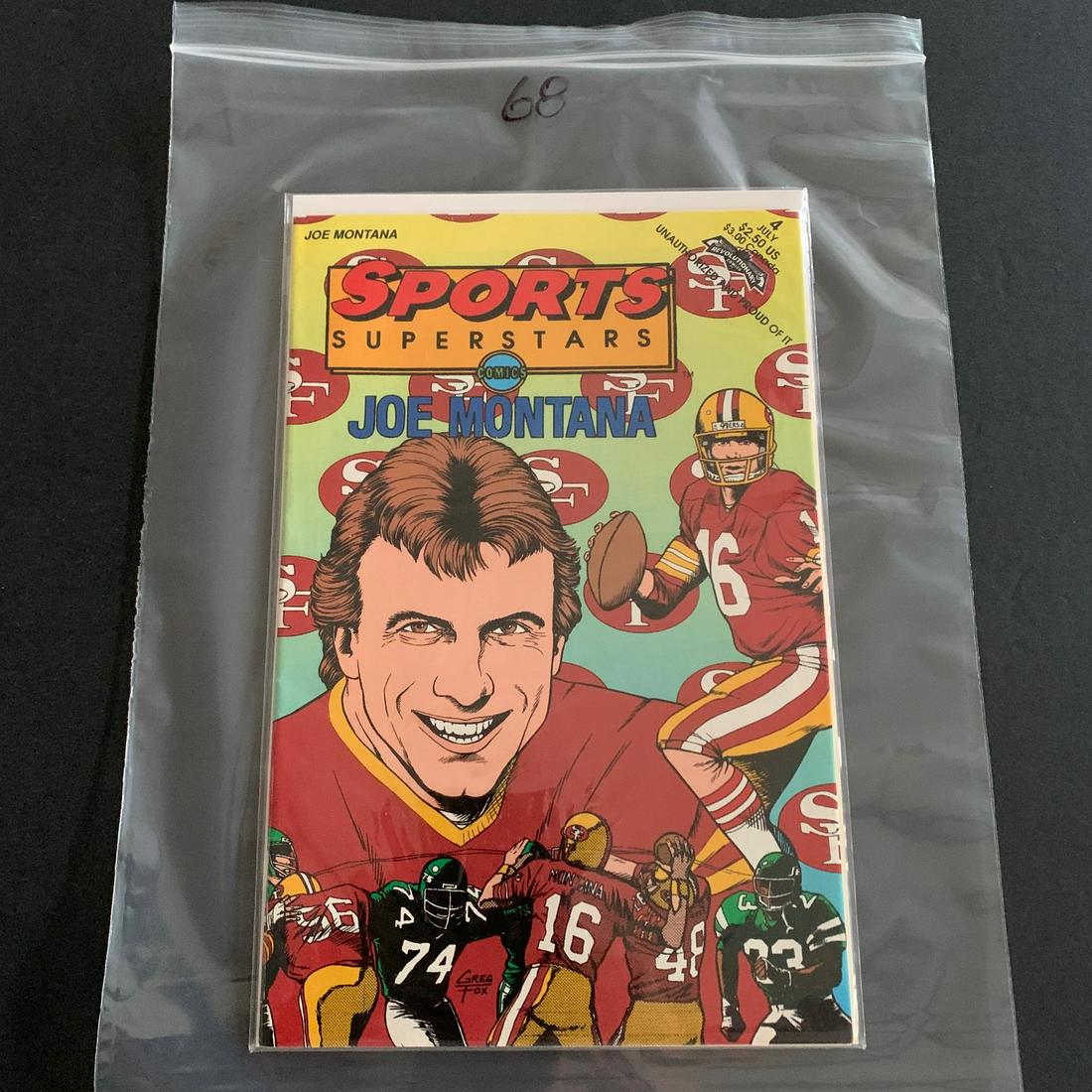 Sports Superstars Joe Montana Comic (1 of 1)