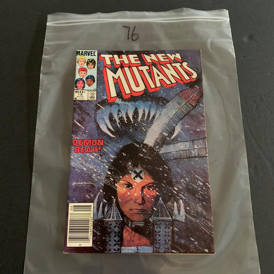 New Mutants 18 1st app Warlock Newsstand Ed. (1 of 1)