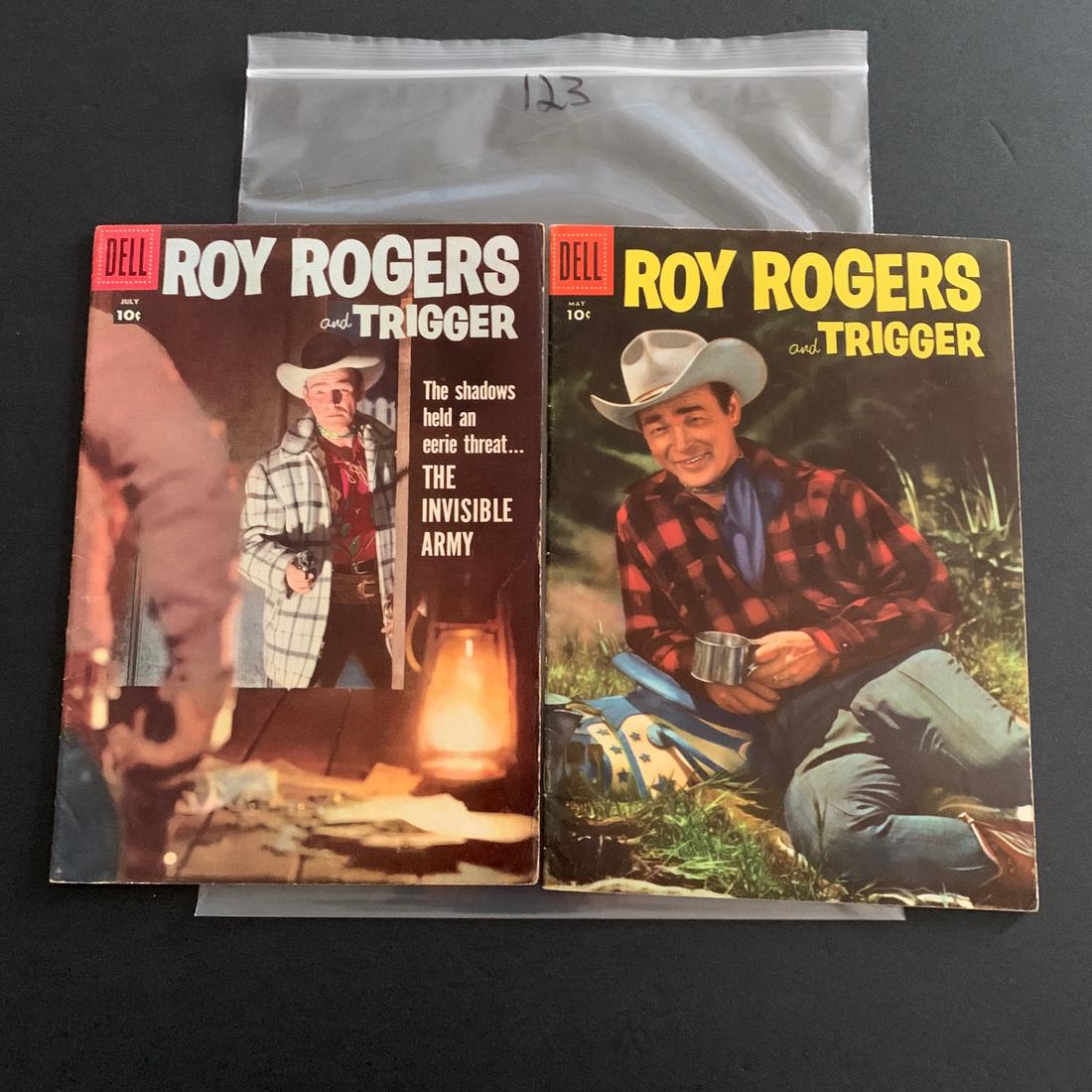 Roy Rogers Comics 8 Comic Lot Dell Golden Age Western Comics (1 of 2)