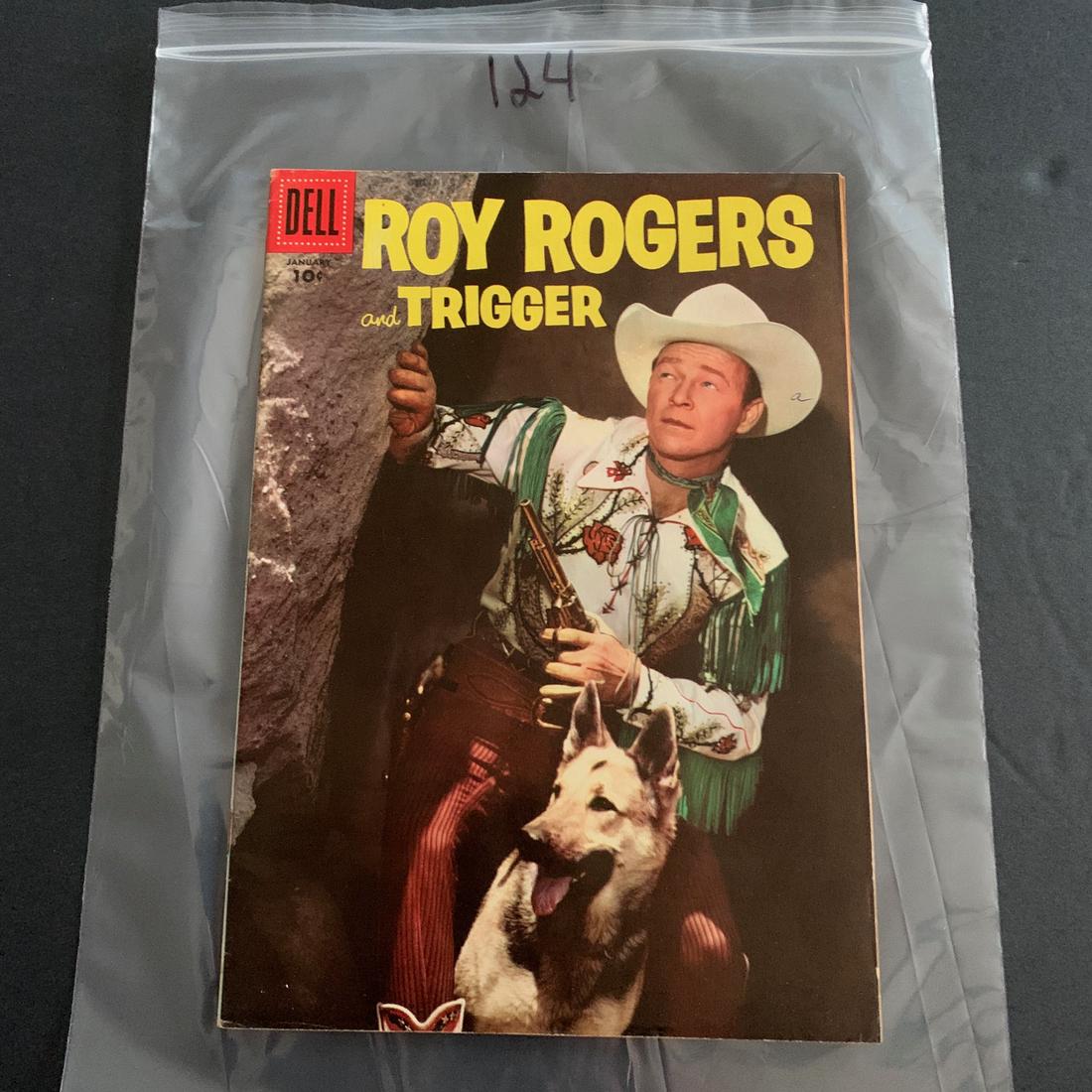 Roy Rogers #109 Nice Dell Golden Age Western: We are a Veteran Owned and Operated Auction House. All Shipping and handling is done is house. We are now accepting consignments! Happy Bidding!