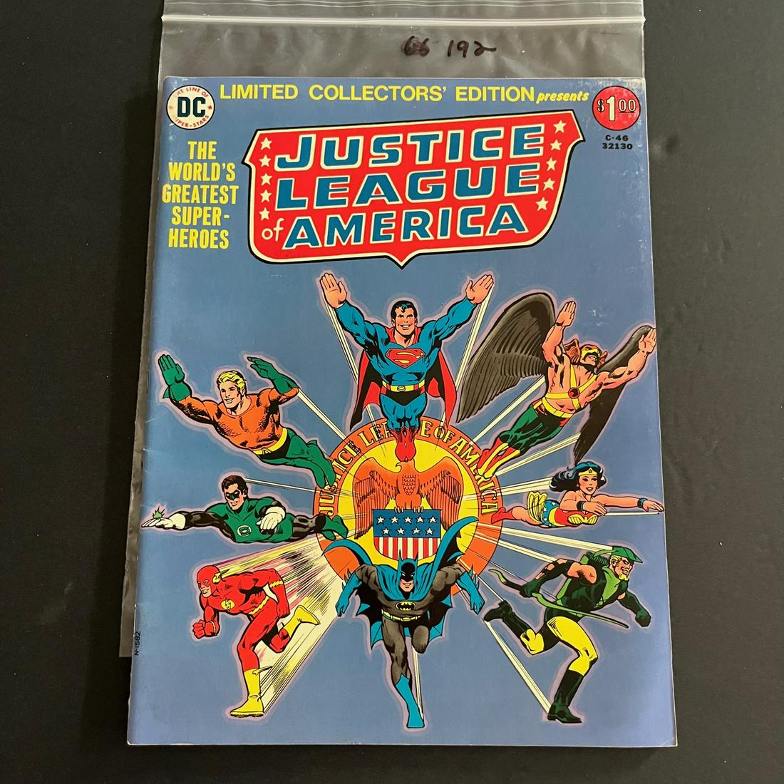 Justice League of America Limited C-49 Giant Comic: DC Bronze Age Giant Comic limited collector's edition We are a Veteran Owned and Operated Auction House. All Shipping and handling is done is house. We are now accepting consignments! Happy Bidding!