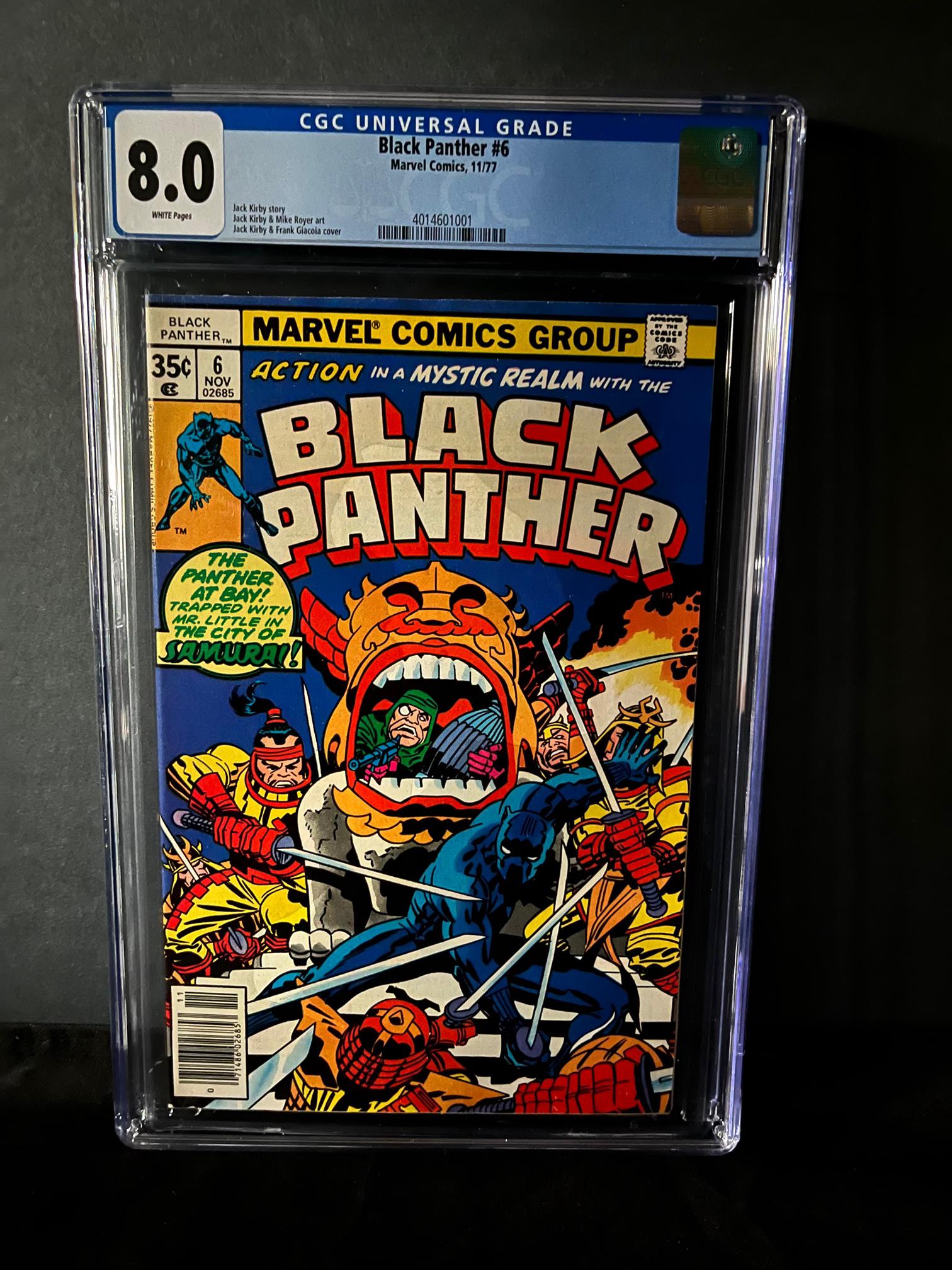 Black Panther 6 CGC 8.0 Kirby Art (1 of 1)