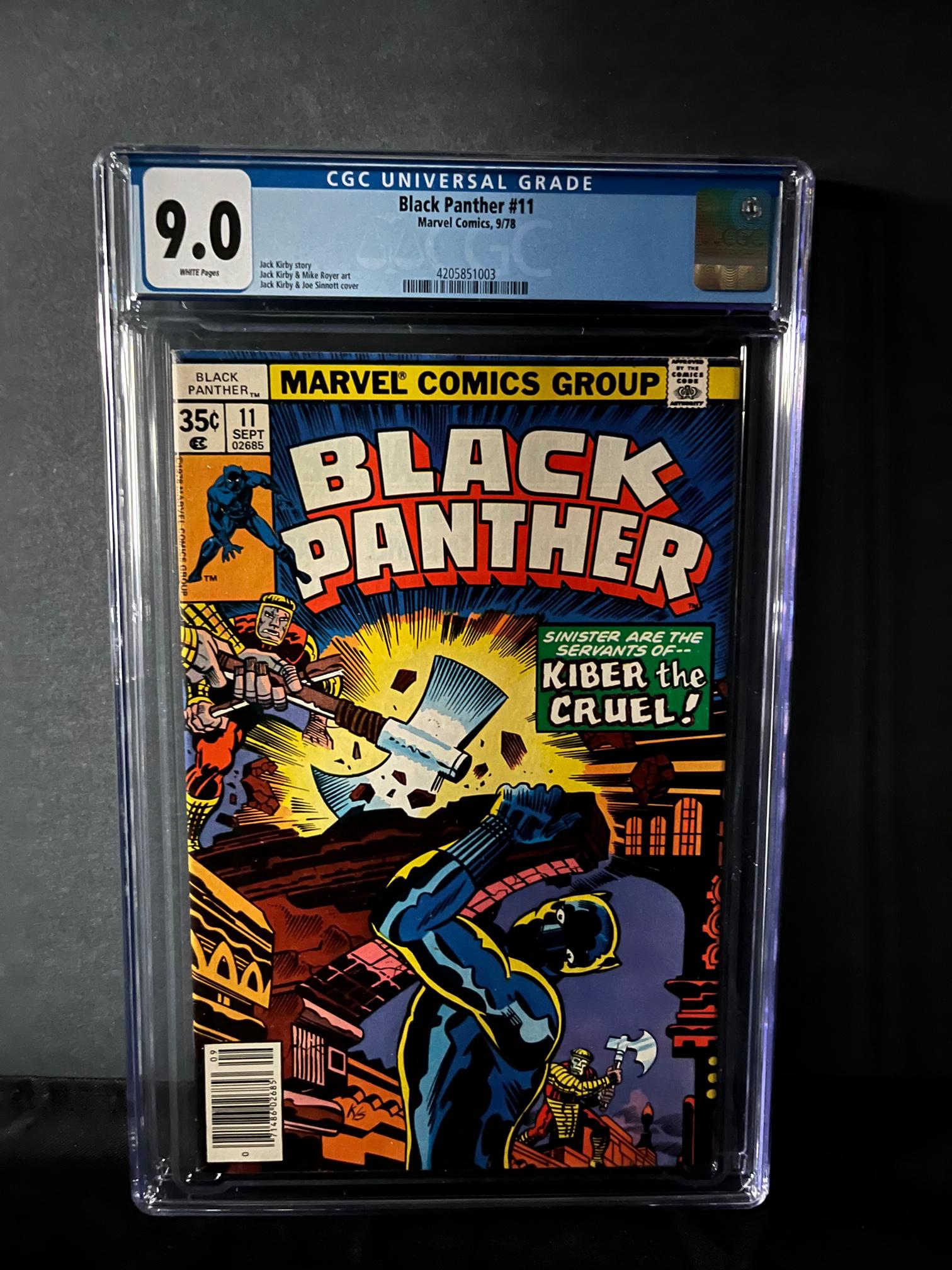 Black Panther 11 CGC 9.0 Kirby Art (1 of 1)