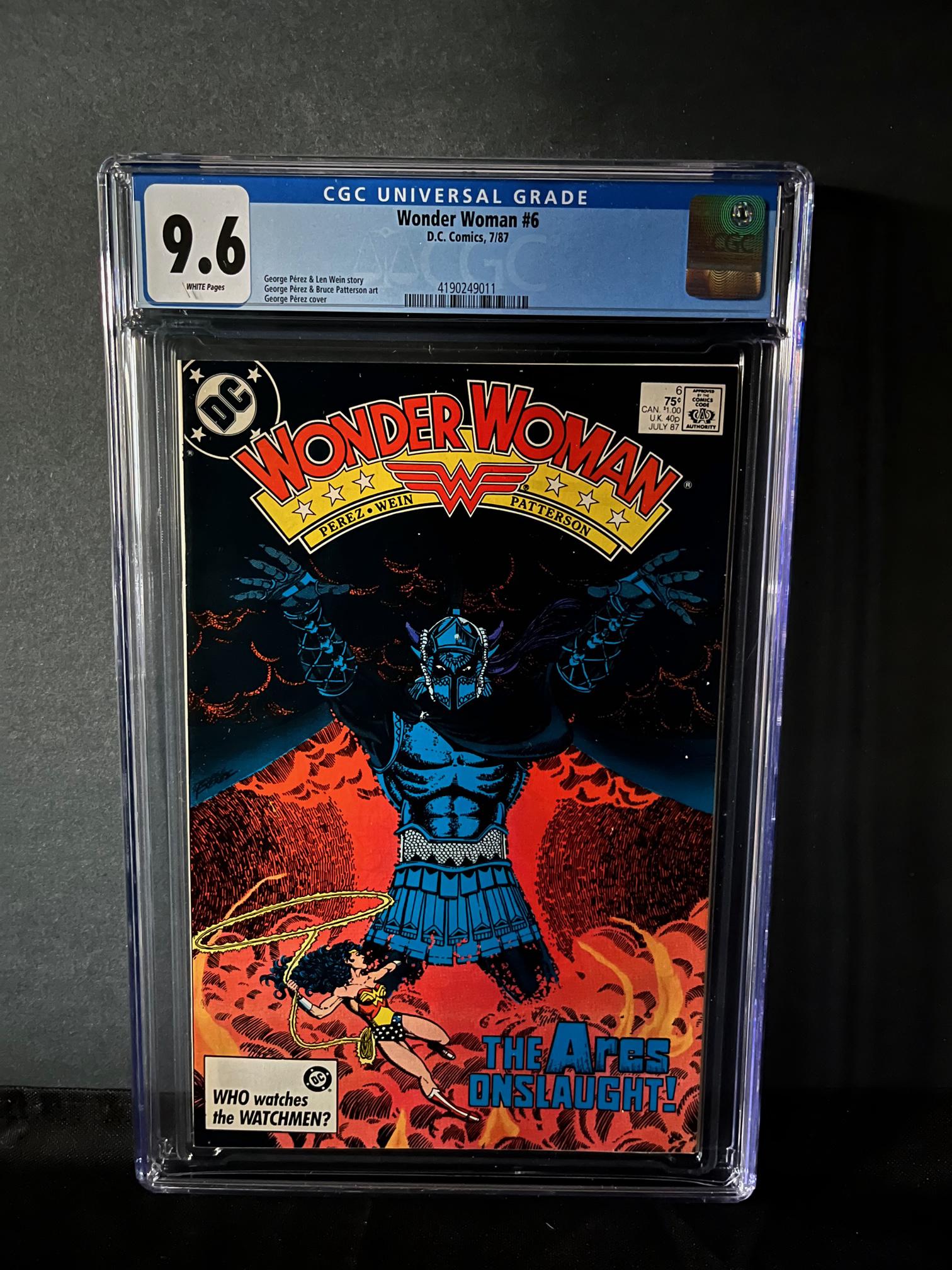 Wonder Woman 6 CGC 9.6 George Perez Series (1 of 1)
