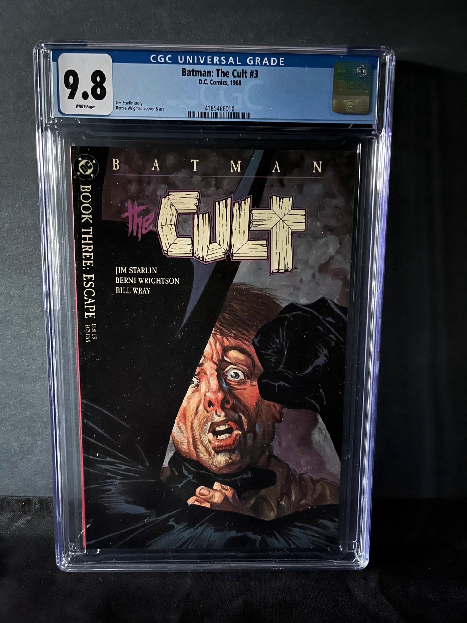 Batman the Cult 3 CGC 9.8 Wrightson art (1 of 1)