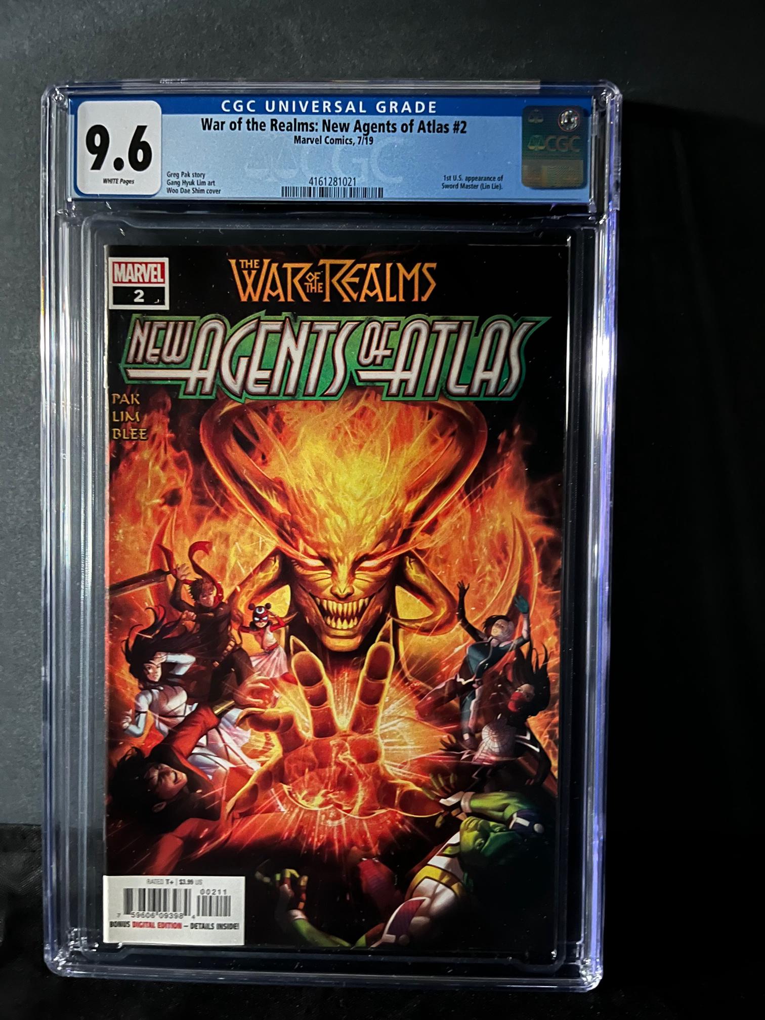 War of the Realms New Agents of Atlas 2 CGC 9.6 (1 of 1)
