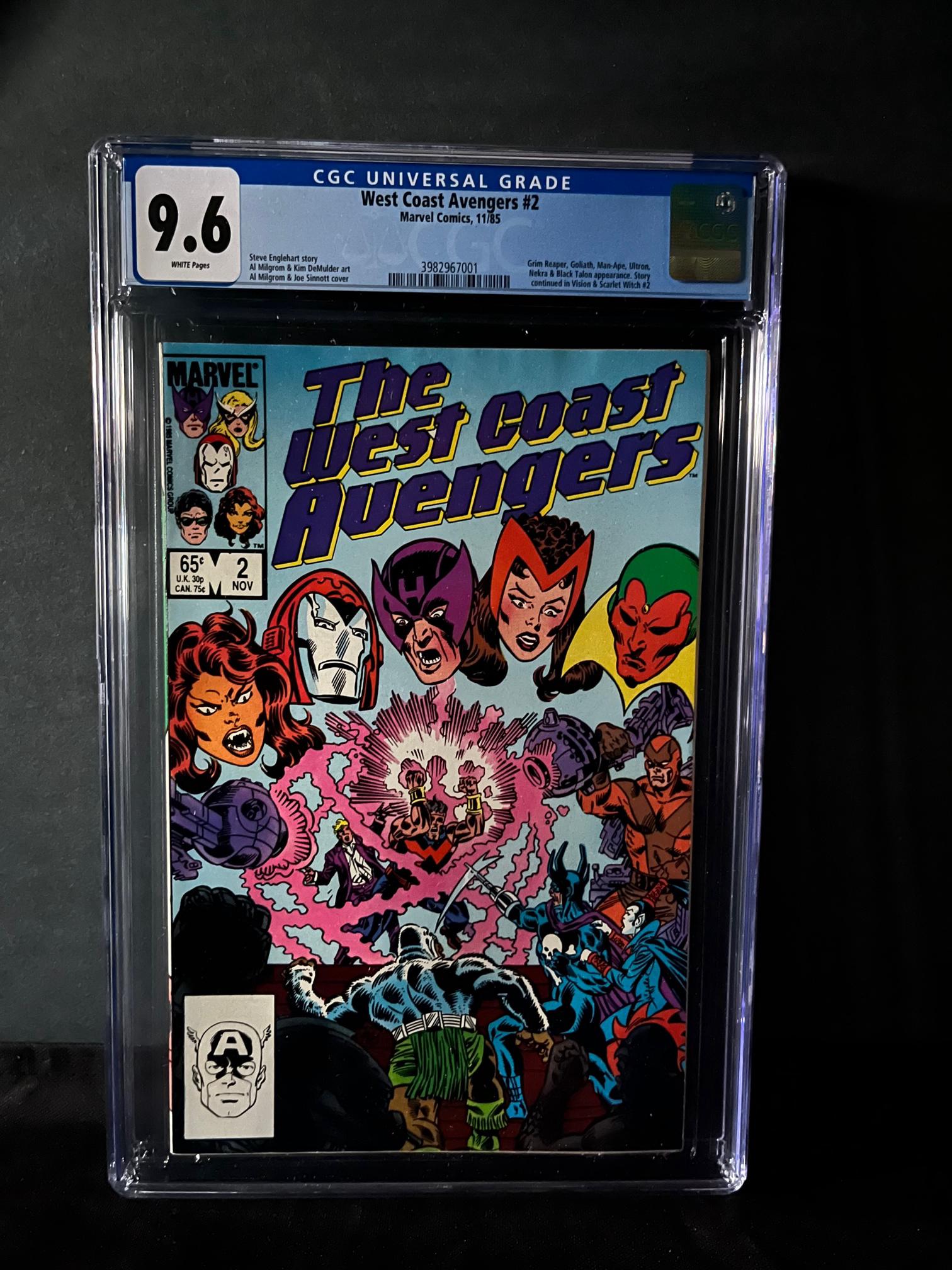 West Coast Avengers 2 CGC 9.6 (1 of 1)
