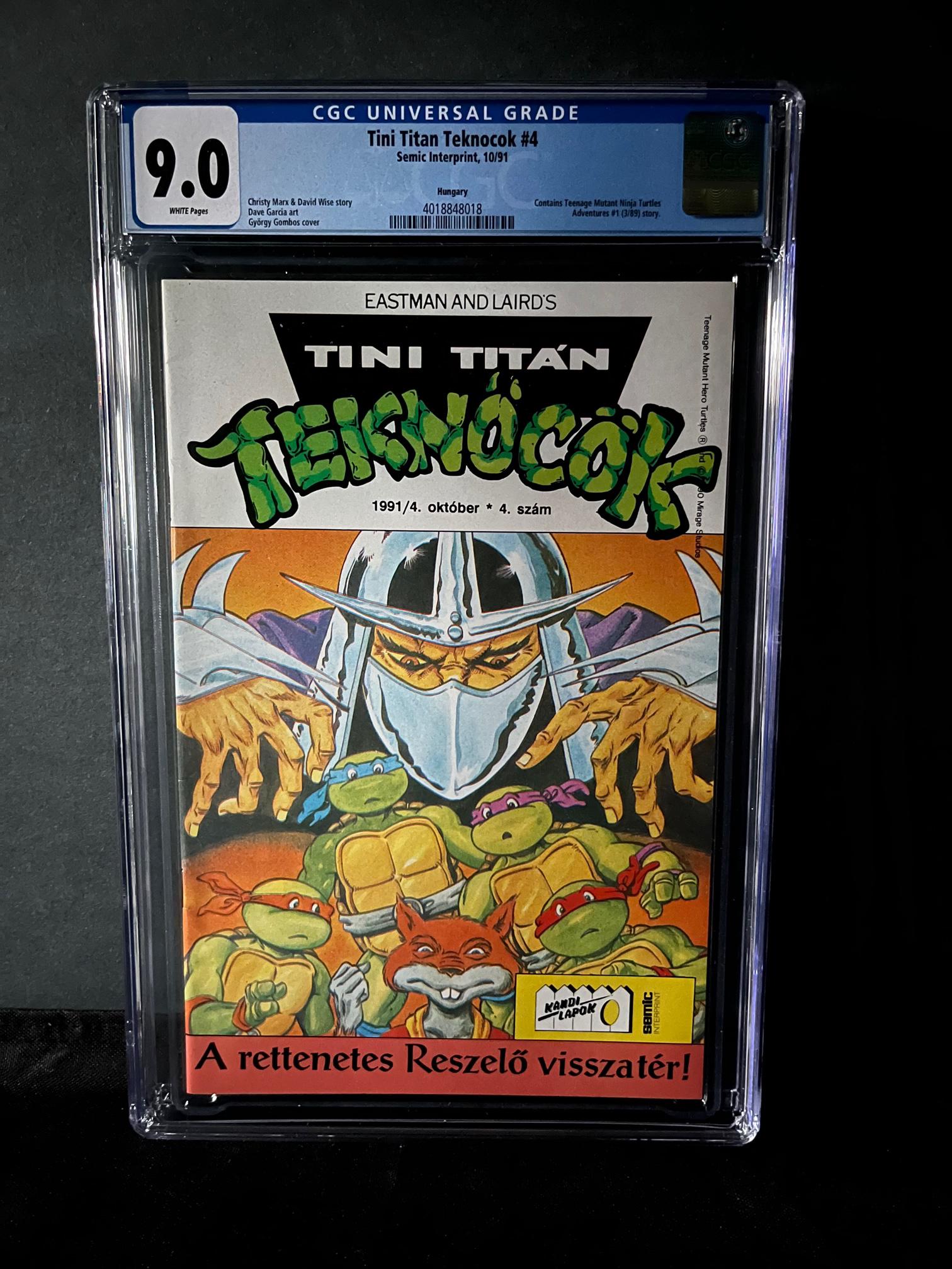 Tini Titan Teknocok 4 Hungary Ed. CGC 9.0 (1 of 1)