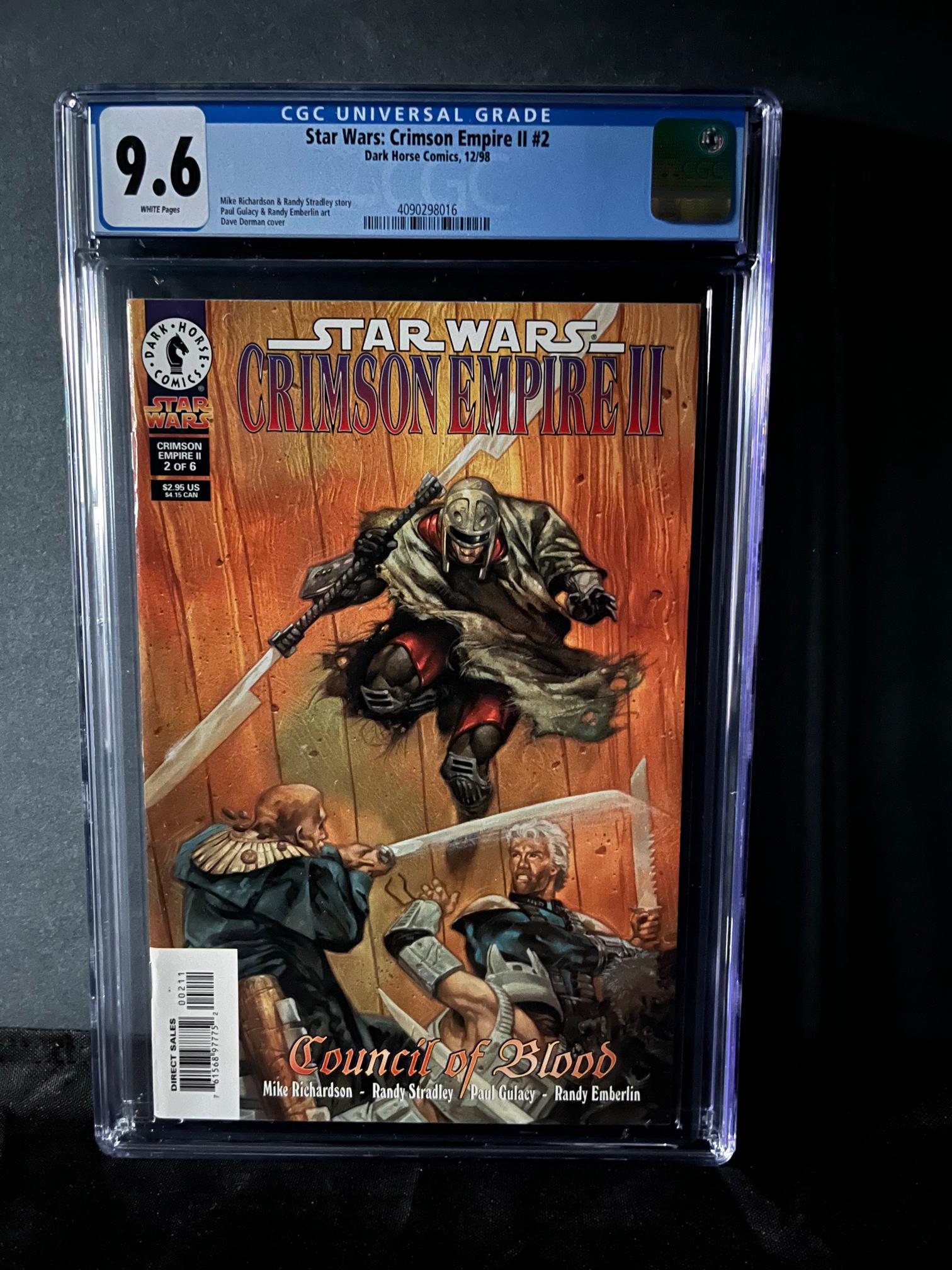 Star Wars Crimson Empire II #2 CGC 9.6 (1 of 1)