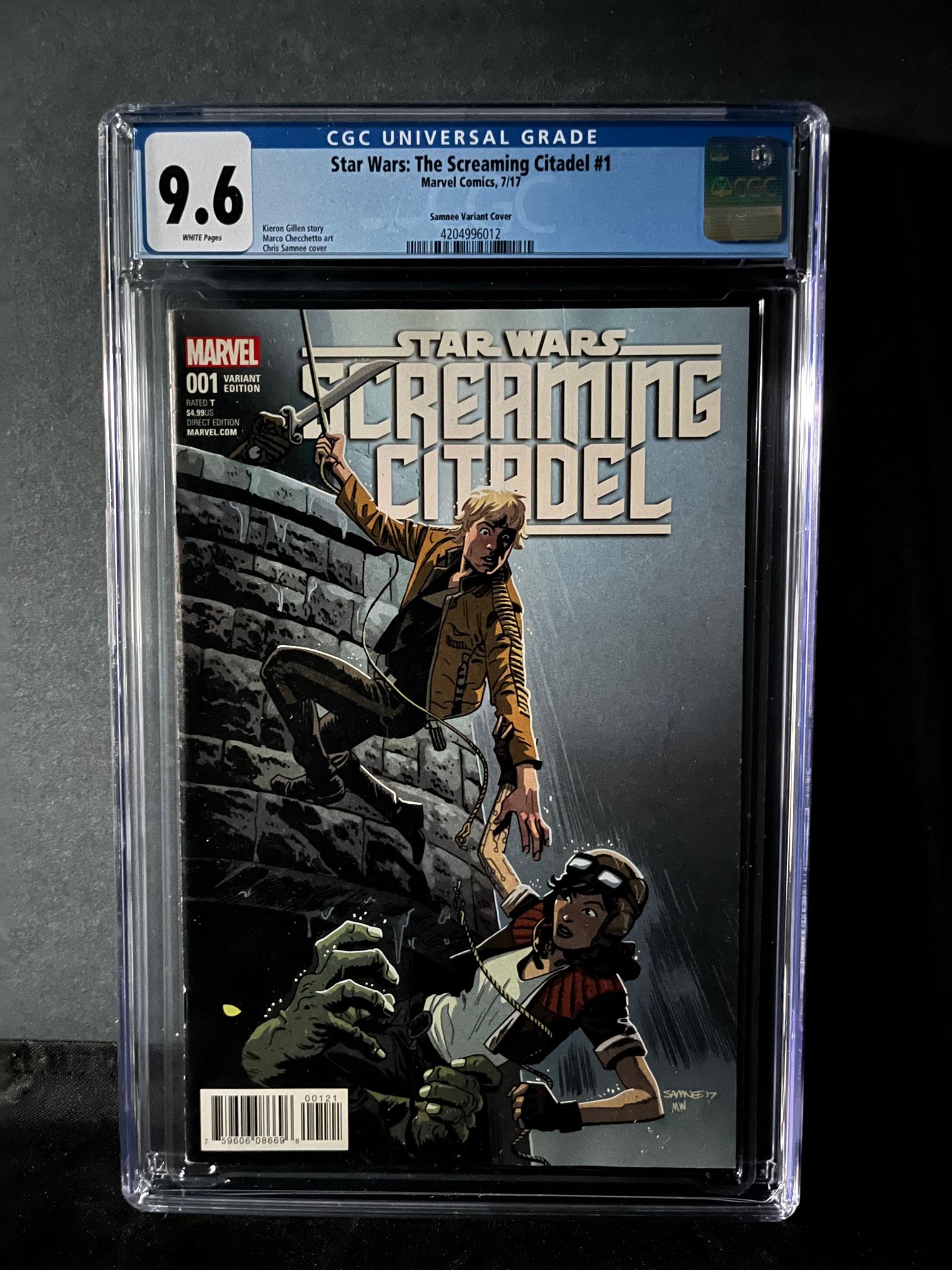 Star Wars Screaming Citadel 1 Samnee Variant CGC 9.6 (1 of 1)