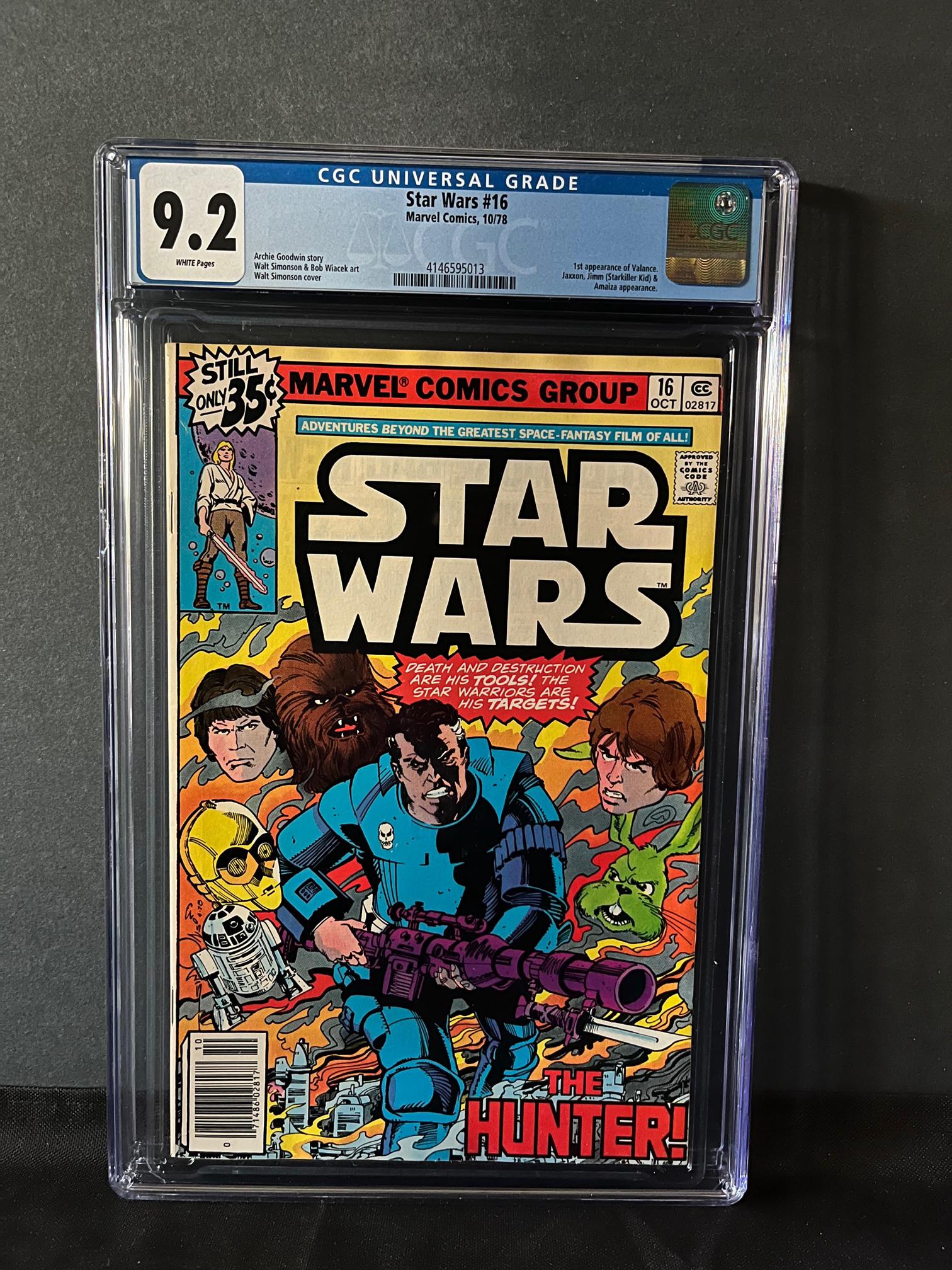 Star Wars 16 CGC 9.2 1st app Valance (1 of 1)