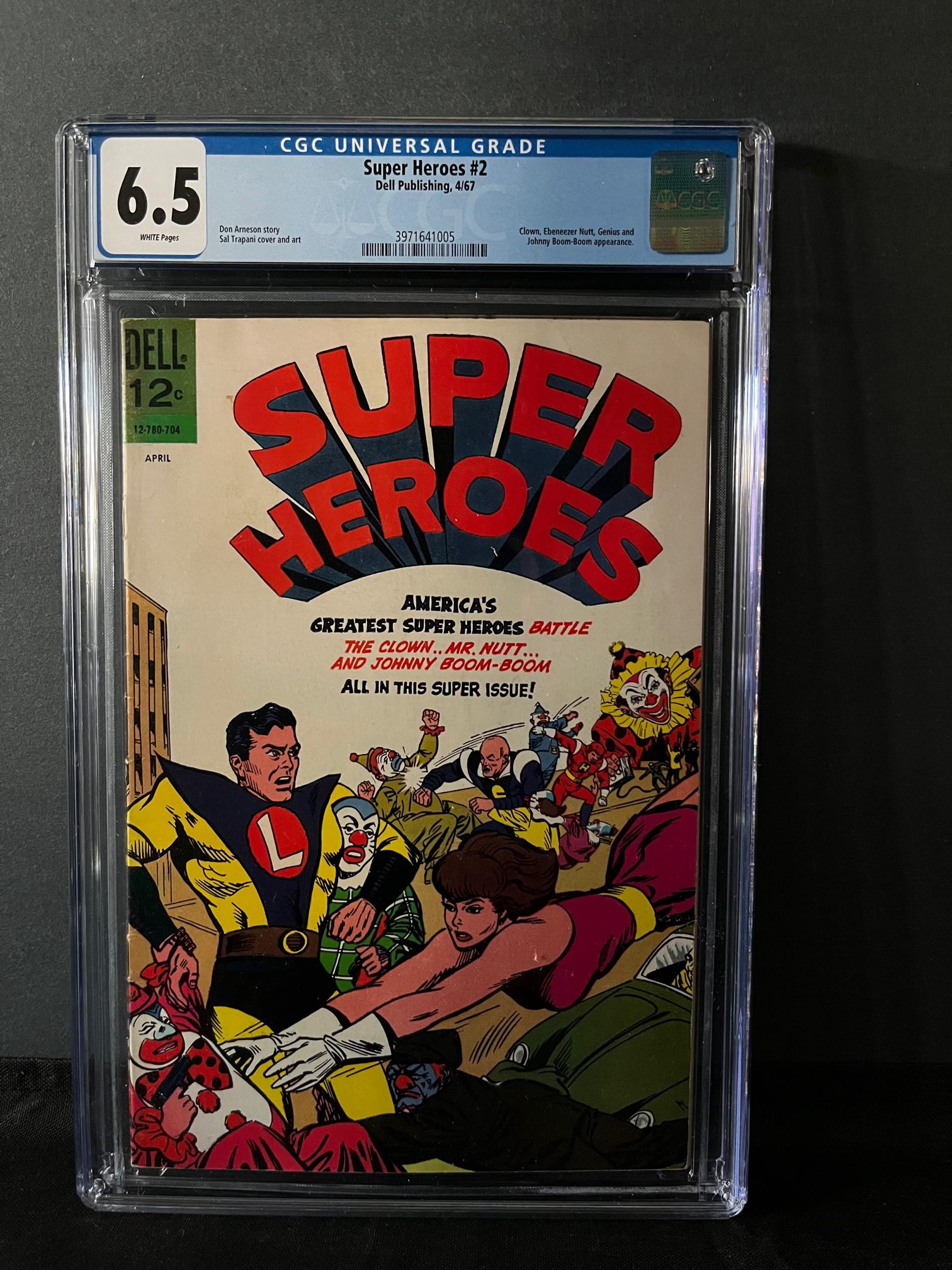 Super Heroes 2 CGC 6.5 Dell Silver Age (1 of 1)