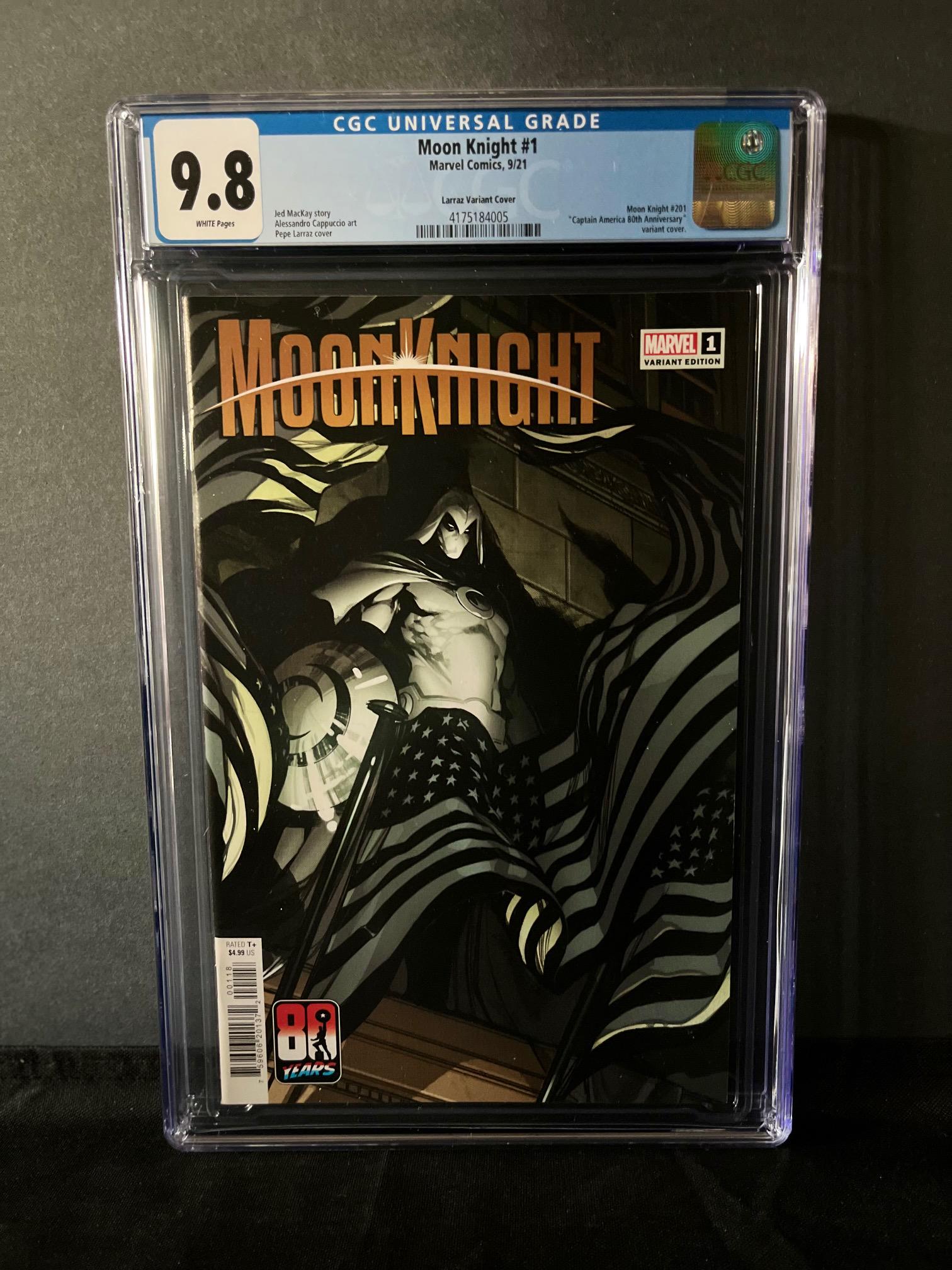 Moon Knight 1 Larraz Variant CGC 9.8 (1 of 1)