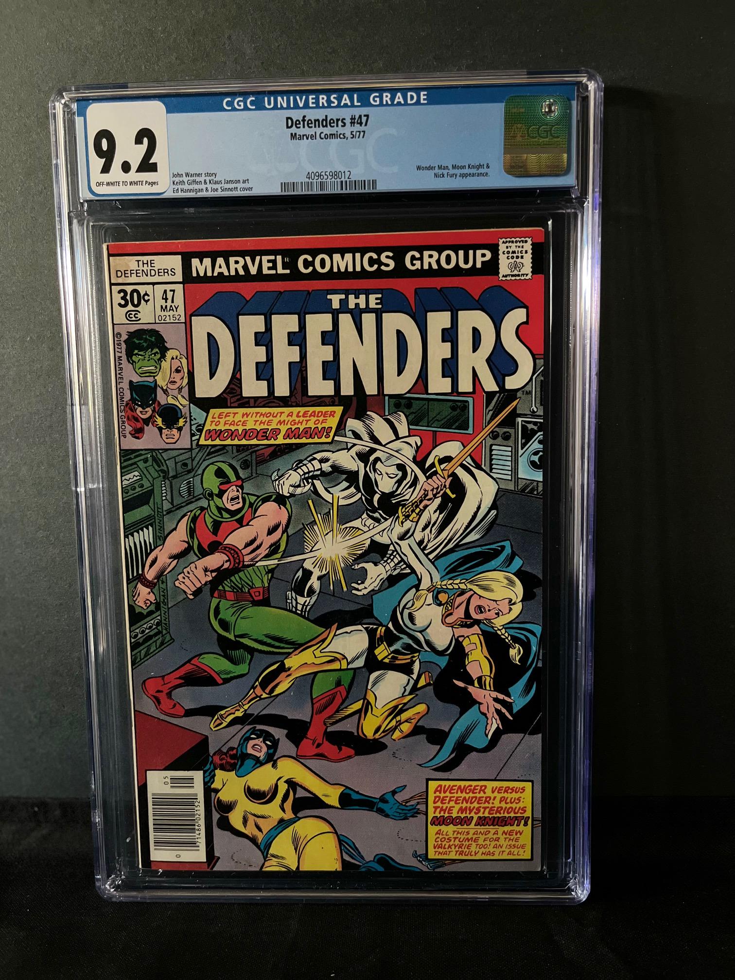 Defenders 47 CGC 9.2: We are a Veteran Owned and Operated Auction House. All Shipping and handling is done is house. We are now accepting consignments! Happy Bidding!