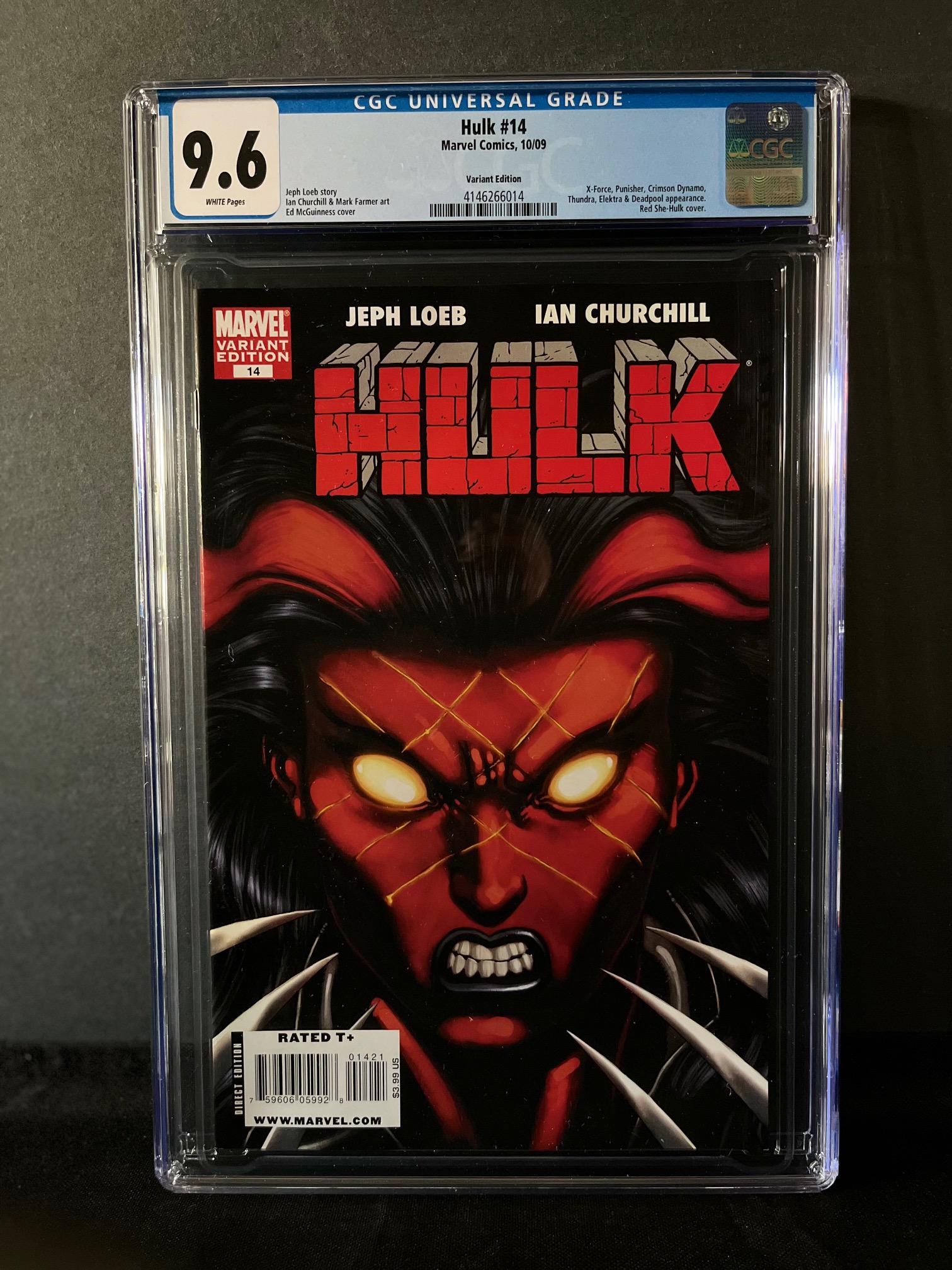 Hulk 14 Red She Hulk Variant Cover CGC 9.6 (1 of 1)