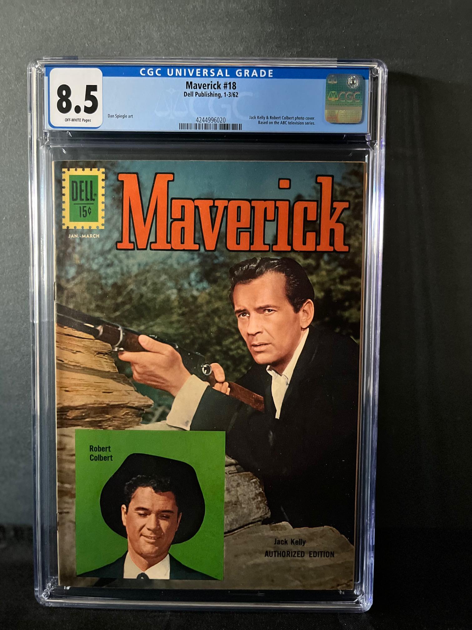 Maverick 18 CGC 8.5 Dell Silver Age TV (1 of 1)