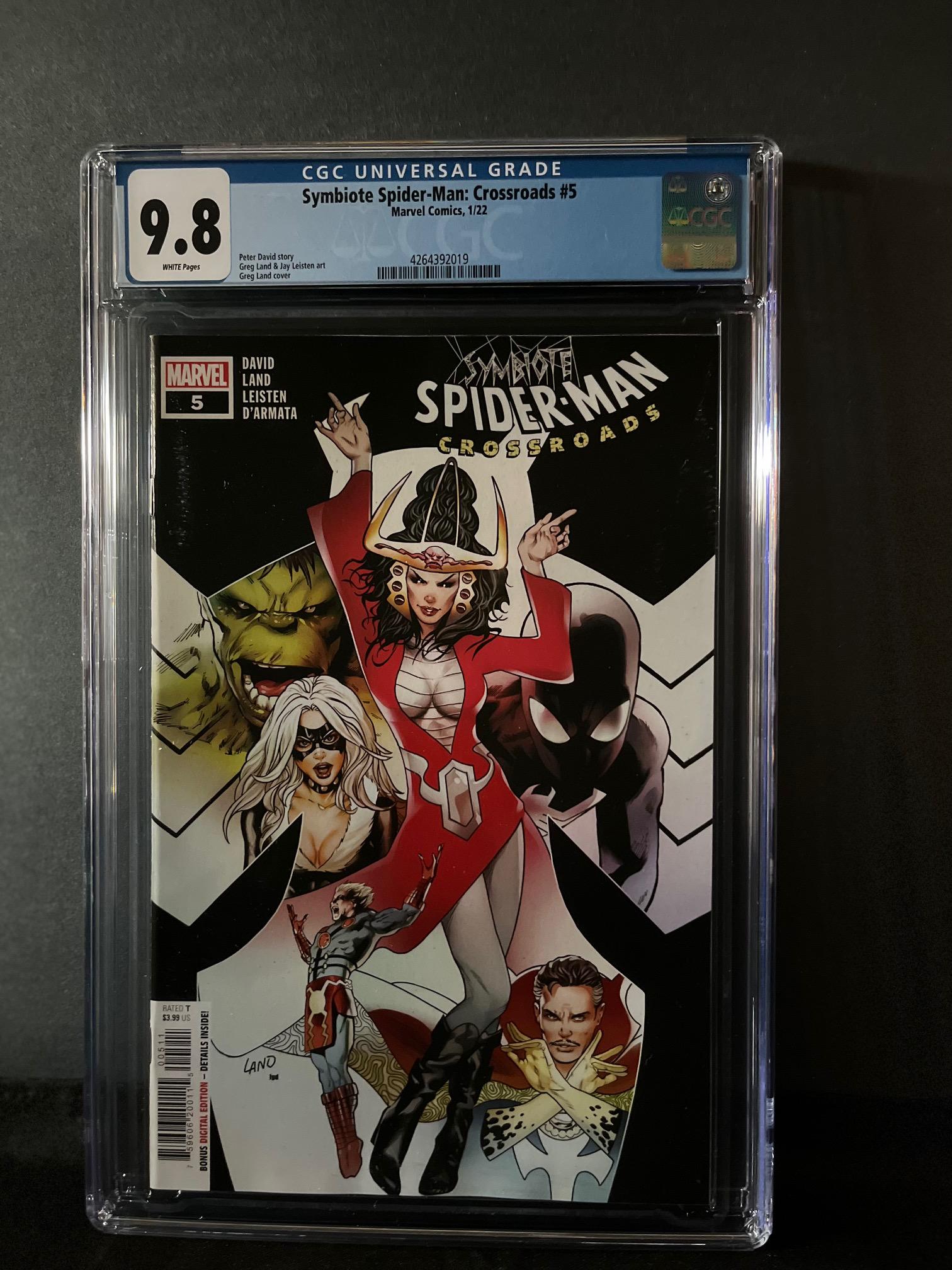 Symbiote Spider-man Crossroads 5 CGC 9.8 (1 of 1)