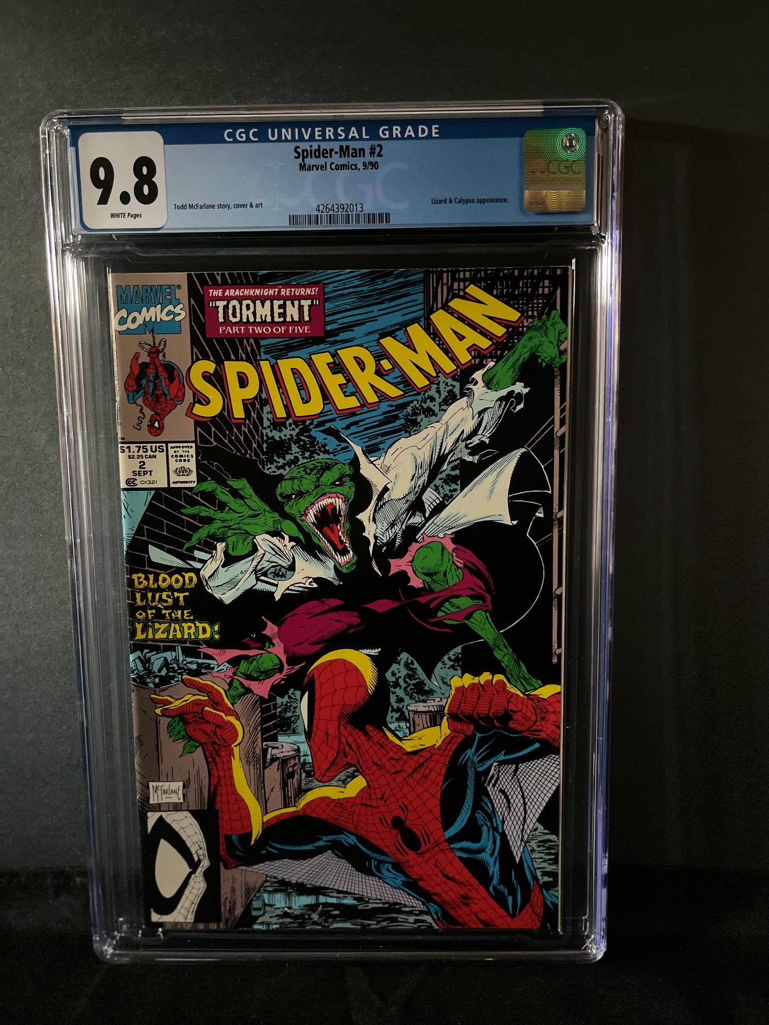 Spider-man 2 CGC 9.8 McFarlane Art (1 of 1)