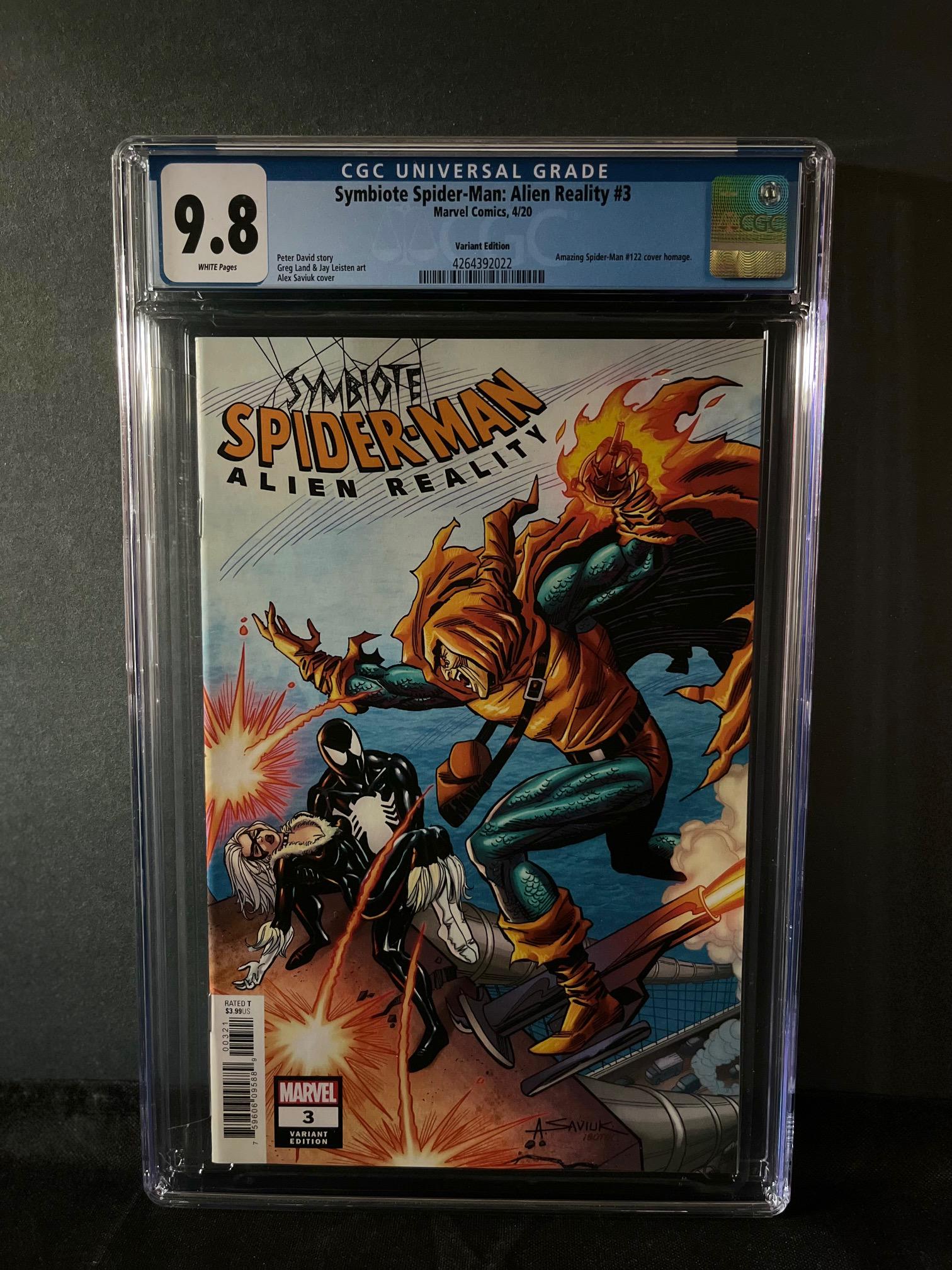 Symbiote Spider-Aman Alien Reality 3 CGC 9.8 (1 of 1)