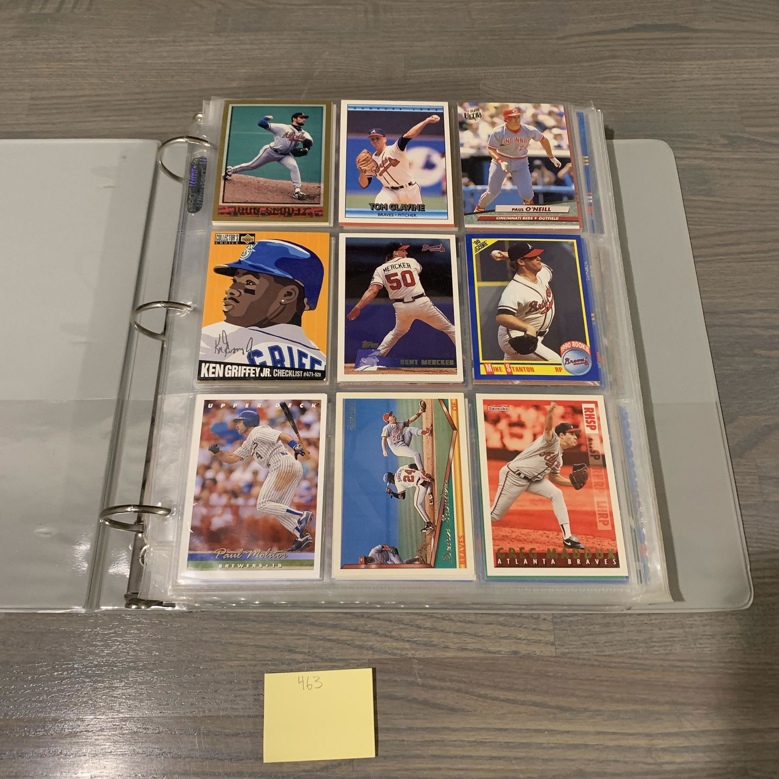 90s Baseball cards binder (1 of 9)