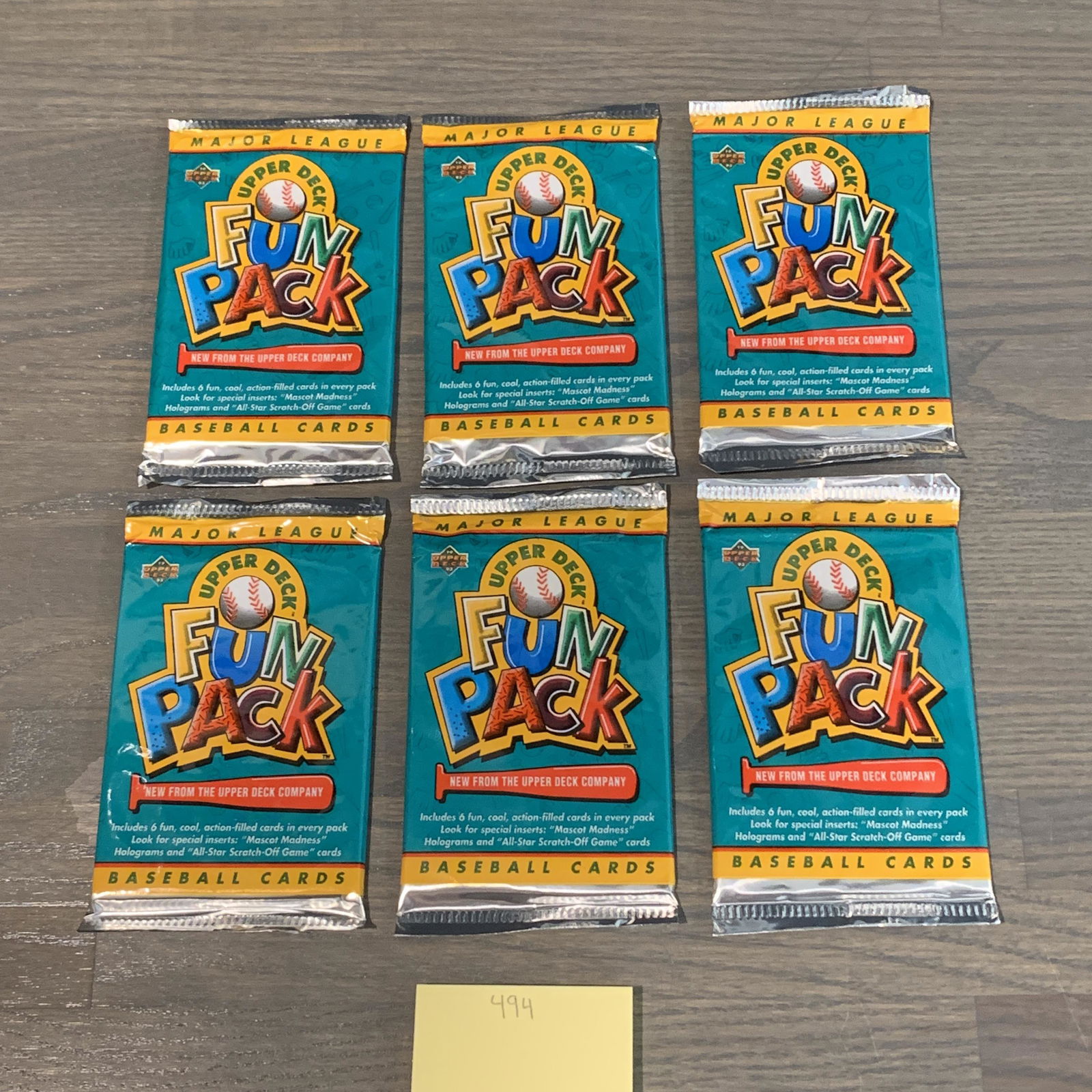 Unopened Upper Deck Fun Packs (1 of 2)