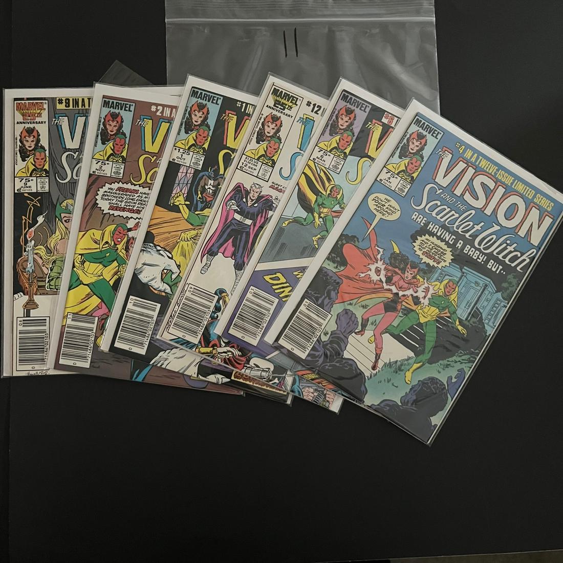 Vison And Scarlet Witch Comic Lot: We are a veteran owned company. Please look at the pictures carefully to determine what you believe the condition of collecitible is. We are currently accepting consignments. Email us a aeronhouse1994